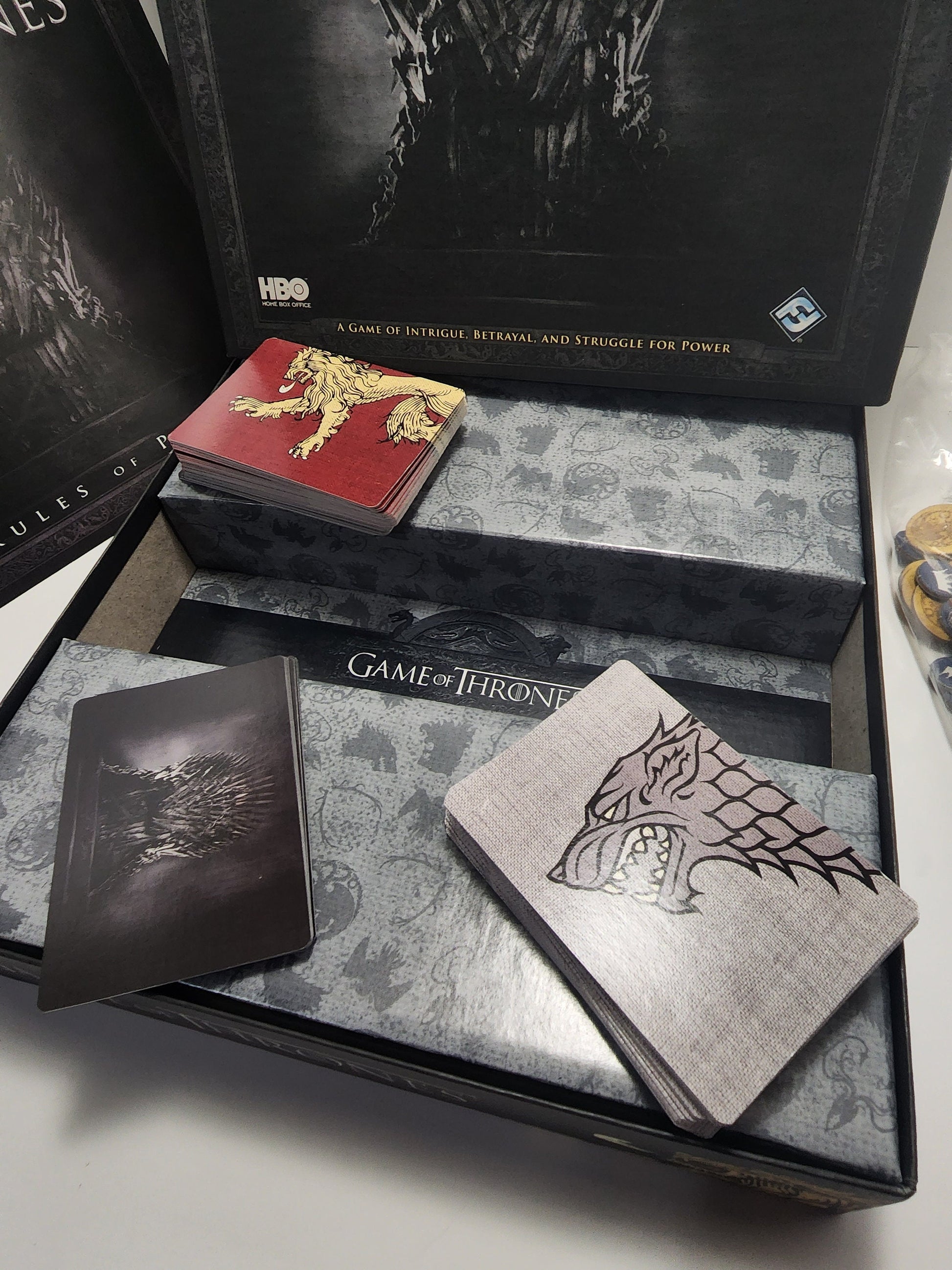 Game Of Thrones HBO Edition Card Game Fantasy Flight - Fantasy Games - HBO- HBO Games - Game Of Thrones - Hbo Shows - Board Game