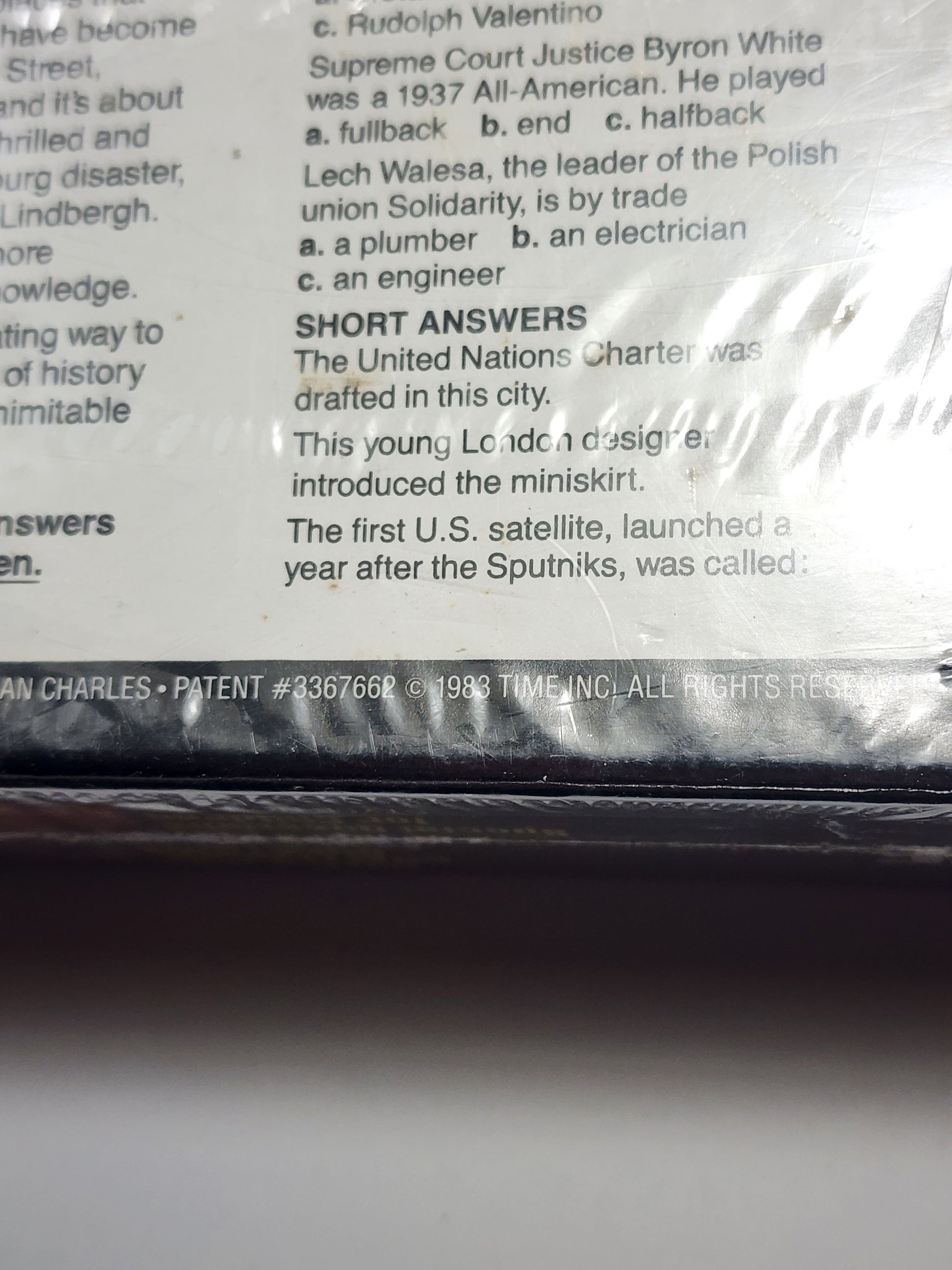 Time The Game Vintage 1983 Board Game - Board Game - Vintage Board Game - Time - Time Magazine - Time Game - Family Games - Magazine