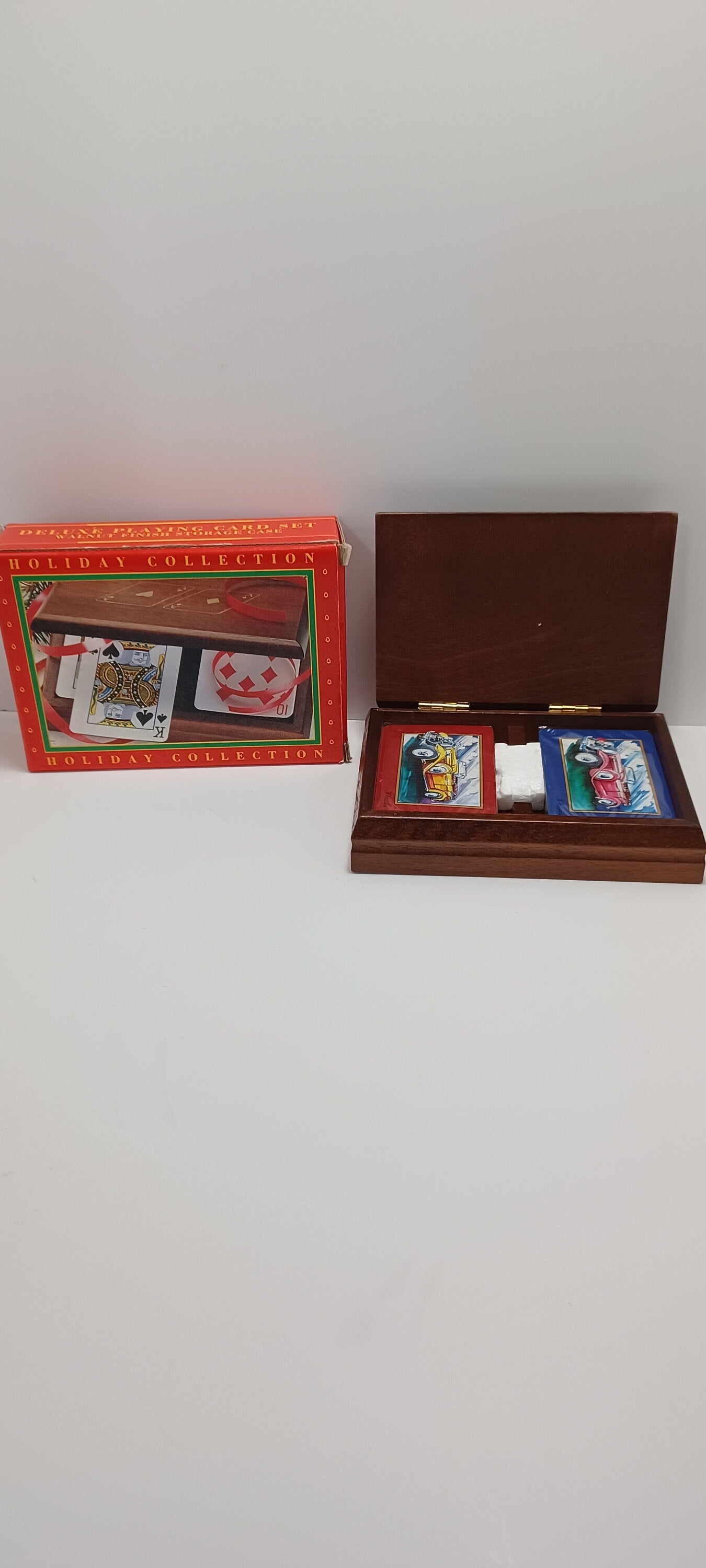 Playing Card Deck Sets Vintage Holiday and Car Deck Sets - Vintage Cars - Collectable Cars - Cars - Holidays - Card Decks - Card Games