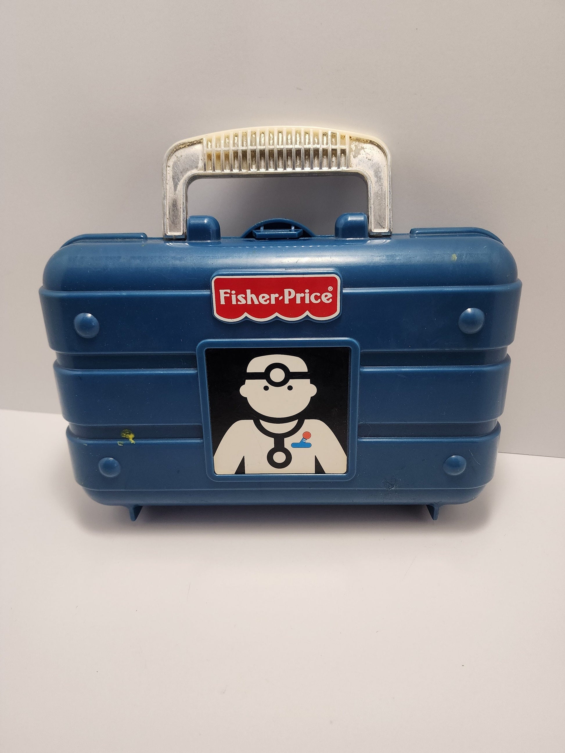 Fisher Price 1997 Medical Kit Carrying Case - Medical Kit - Medical Toys - Fisher Price - Fisher Price Toys - Carrying Case - Doctor Toys
