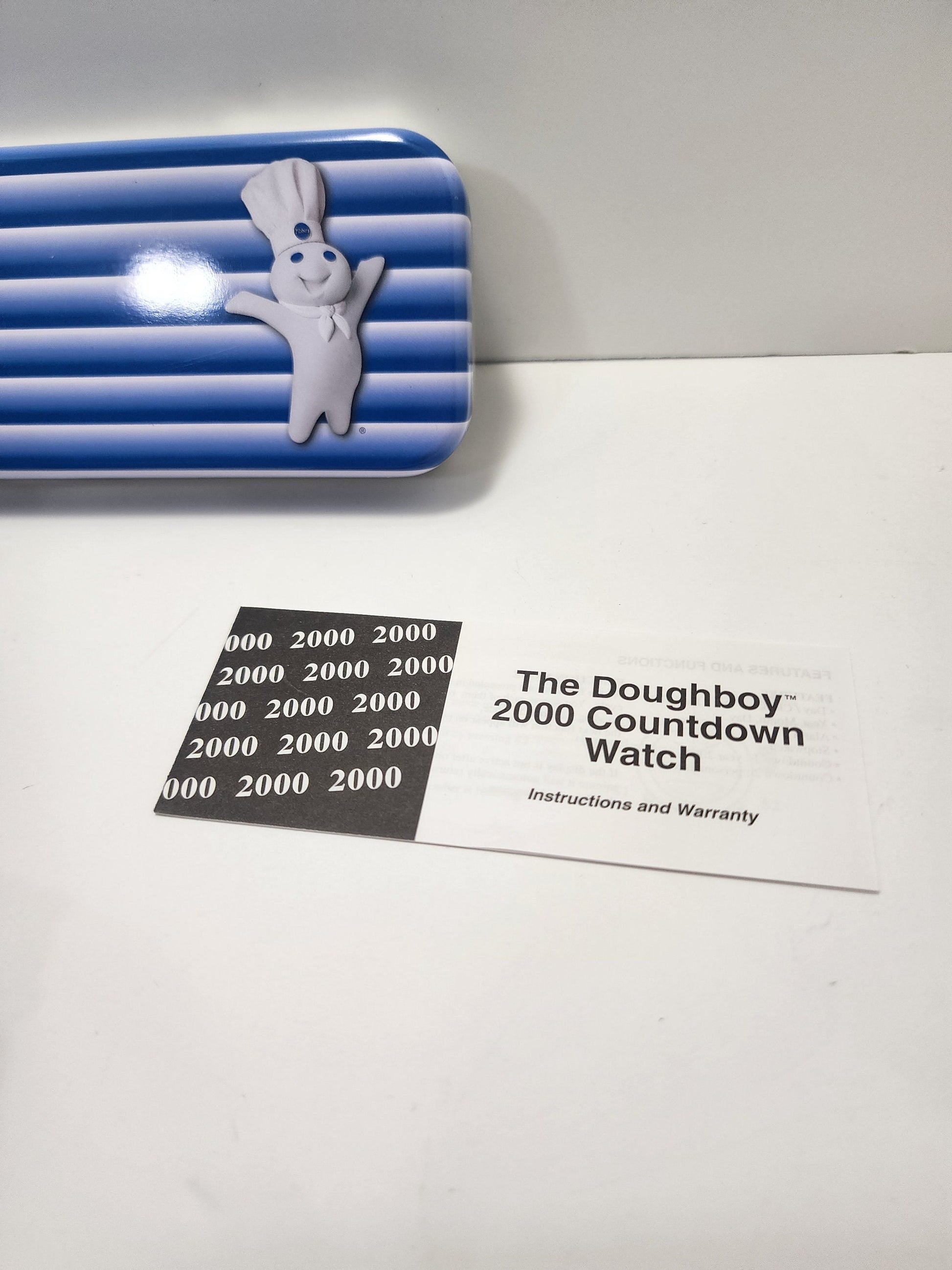 2000 Countdown Pillsbury Doughboy Countdown Collectable Watch - Watch - Collectable Watch - Watch Tin - Pillsbury Doughboy - Millennium
