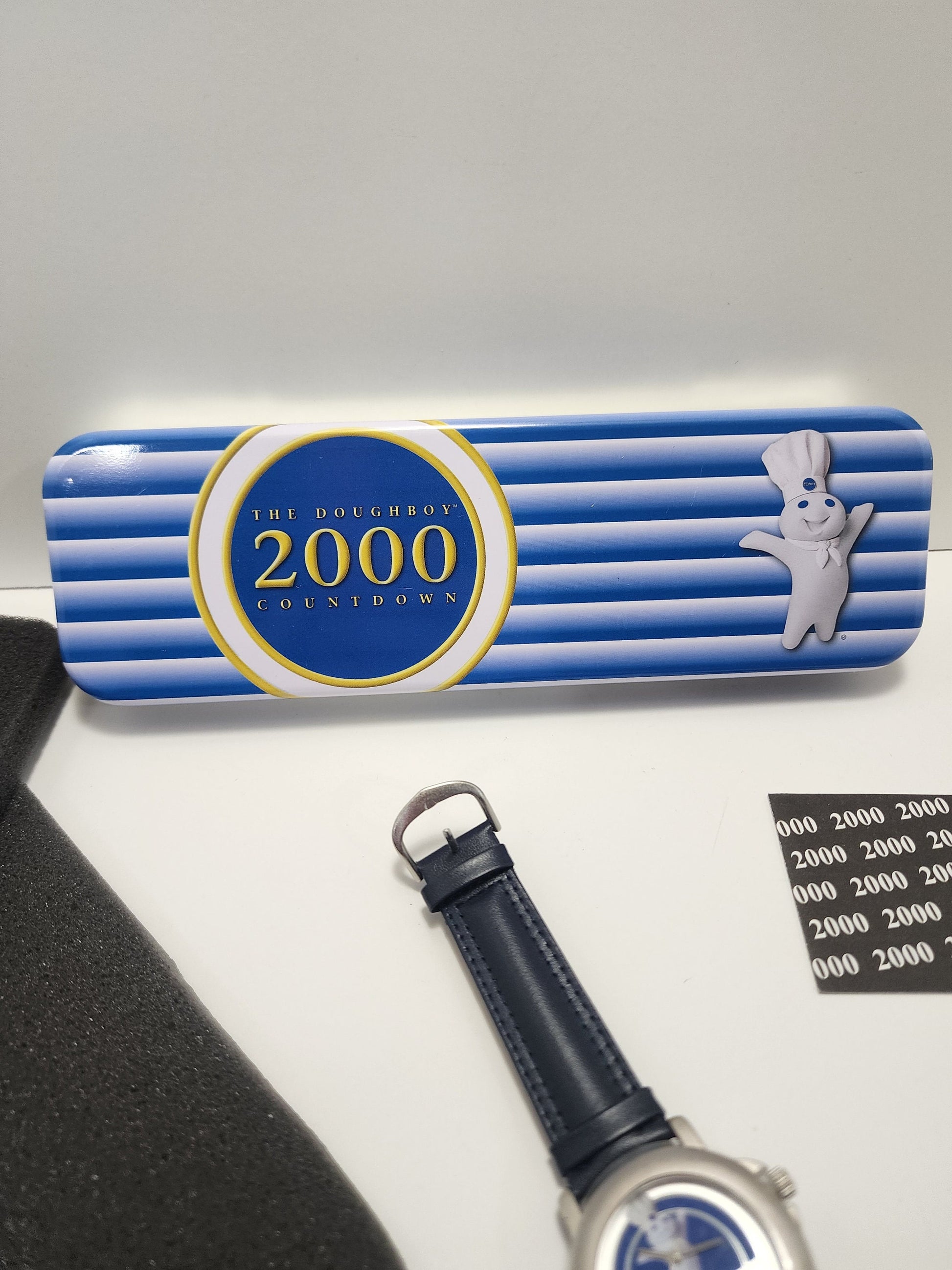 2000 Countdown Pillsbury Doughboy Countdown Collectable Watch - Watch - Collectable Watch - Watch Tin - Pillsbury Doughboy - Millennium