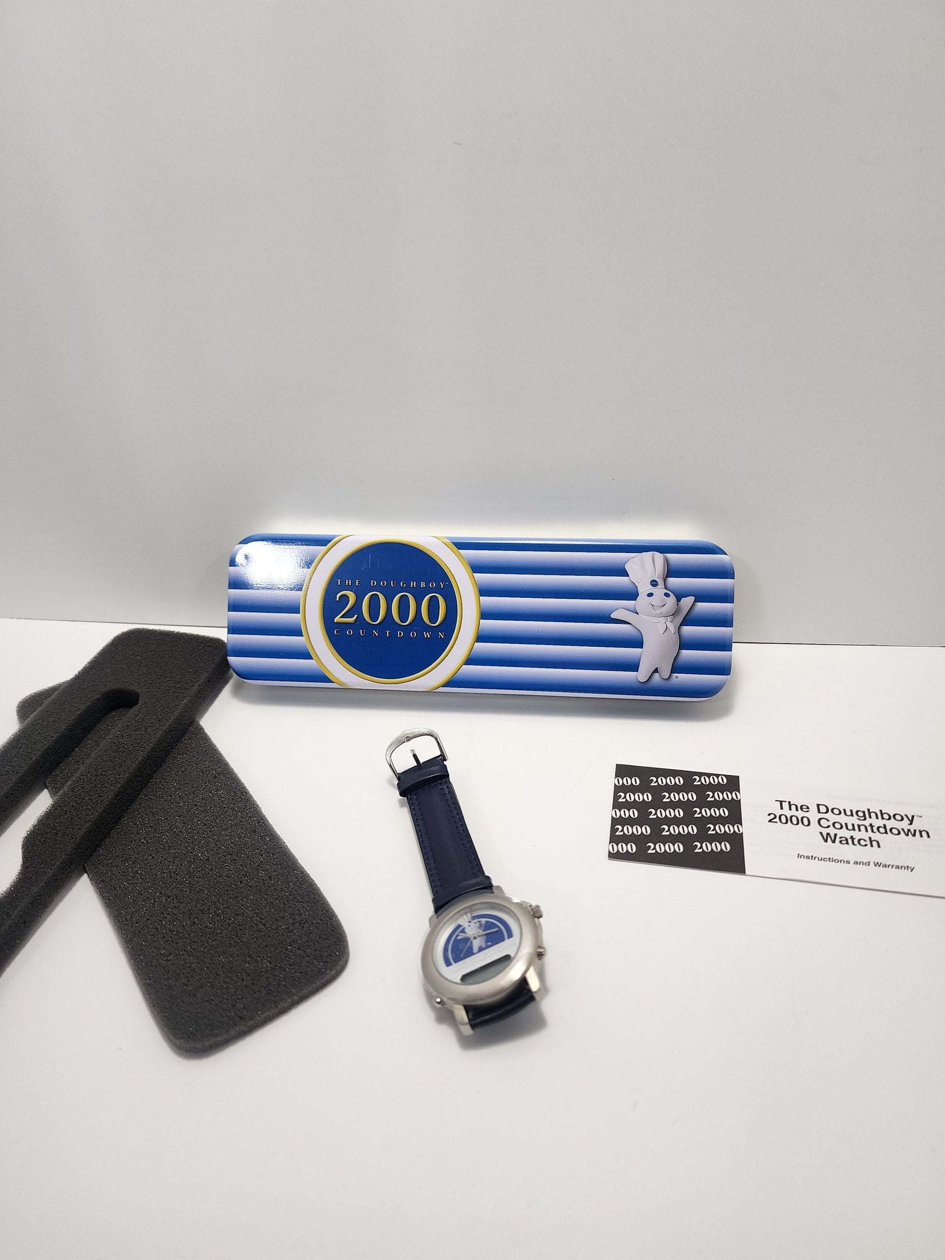 2000 Countdown Pillsbury Doughboy Countdown Collectable Watch - Watch - Collectable Watch - Watch Tin - Pillsbury Doughboy - Millennium