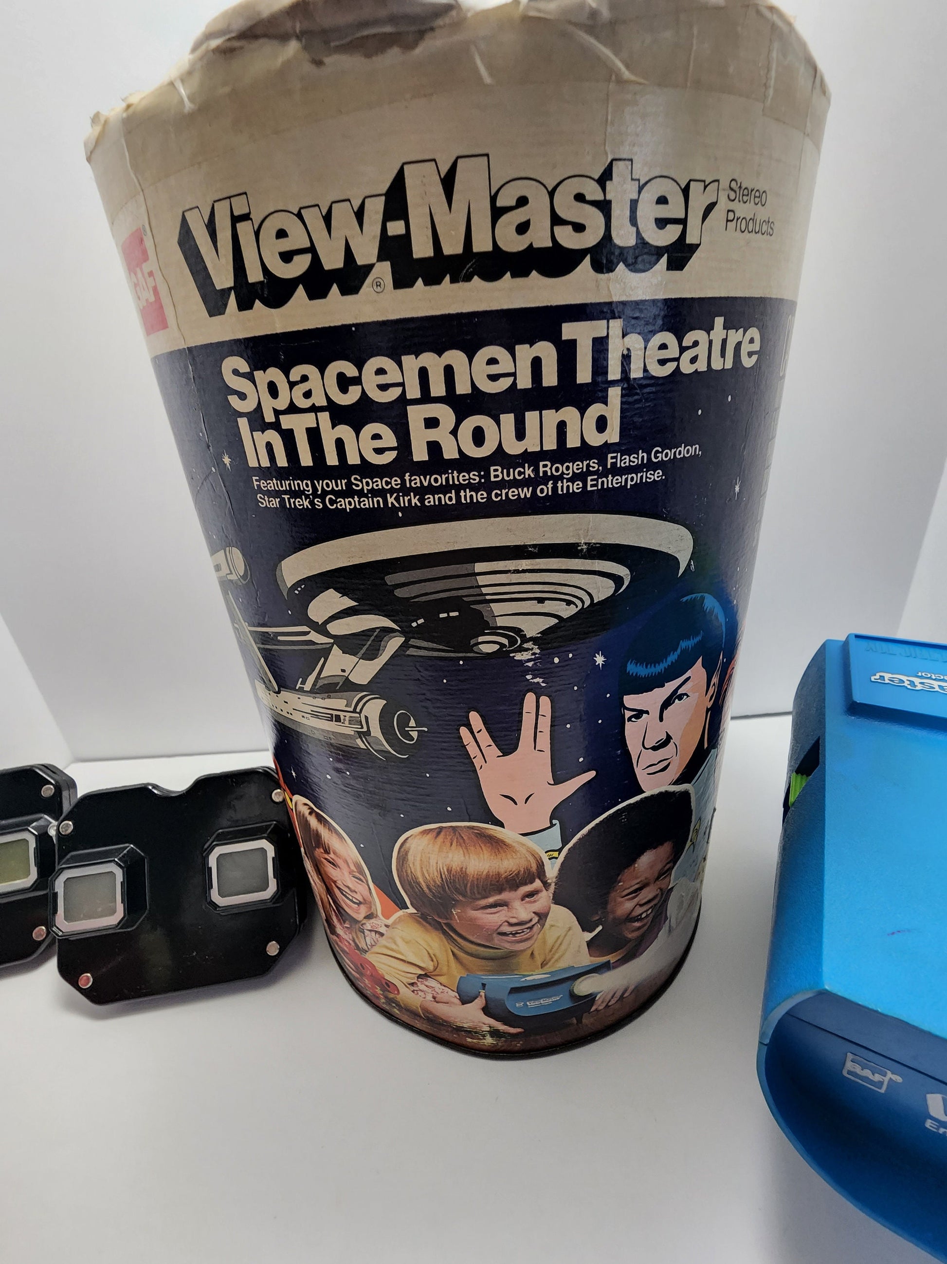 View Master 1970s Spaceman Theater In The Round - Gaf Viewmaster- View Master - Lone Ranger - Star Trek - Viewmaster Projector