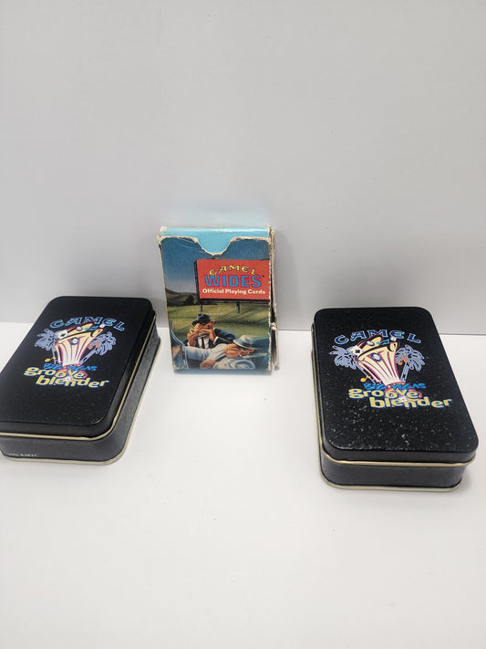 Camel 1996 Joe's Playing Cards and Collectable Vegas Tins - Smoking Joe's- Camel - Camel Joe's - Cigarette - Advertisment - Vegas Cards