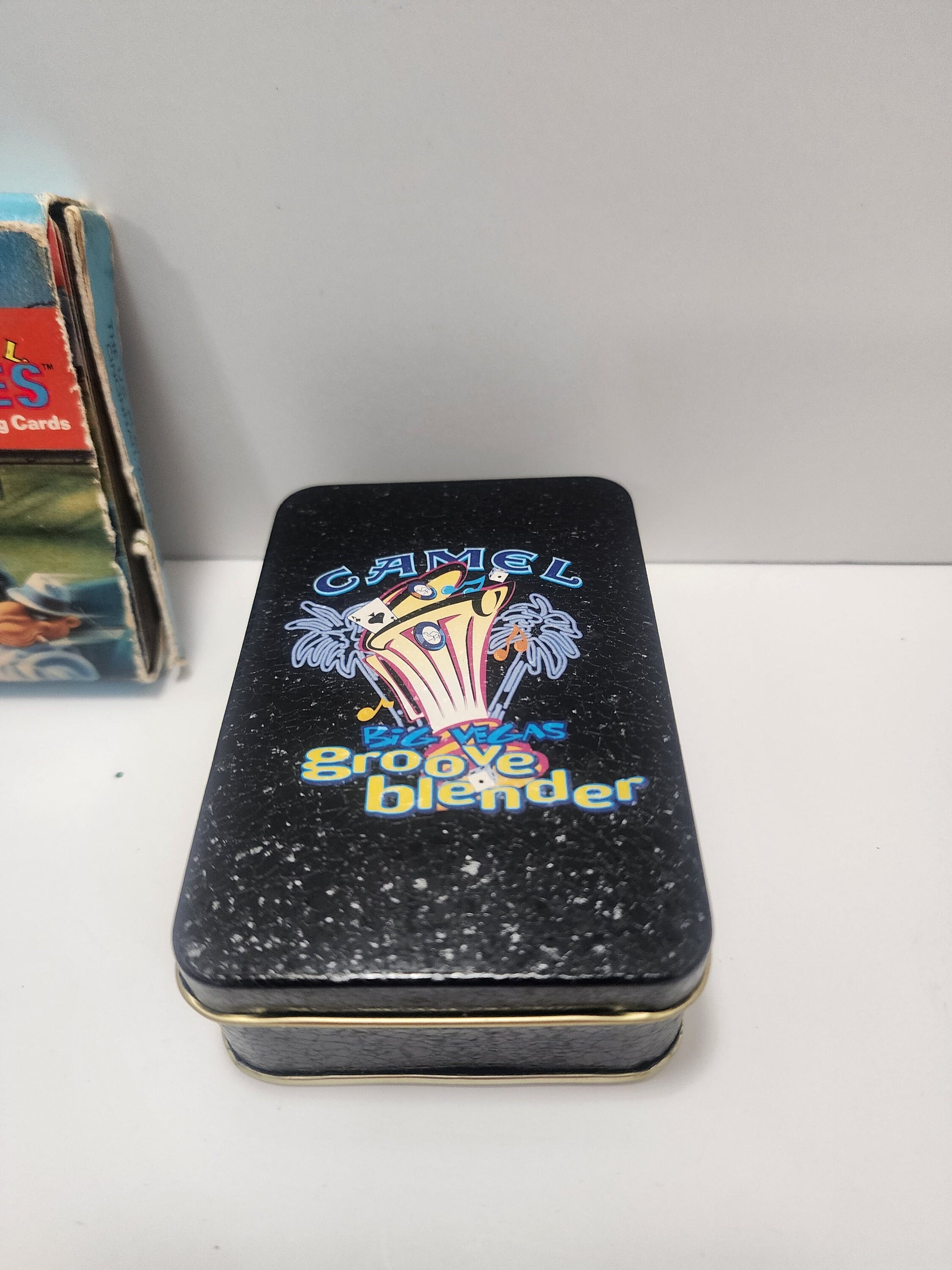 Camel 1996 Joe's Playing Cards and Collectable Vegas Tins - Smoking Joe's- Camel - Camel Joe's - Cigarette - Advertisment - Vegas Cards