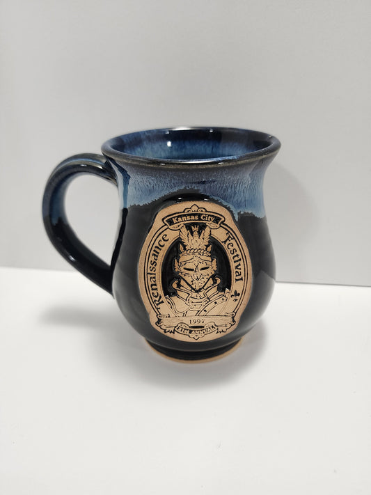 Renaissance 1997 Kansas City Homemade Clay Pottery Coffee Mug - Renaissance - Kansas City - Mugs - Clay - Pottery - Coffee Mug