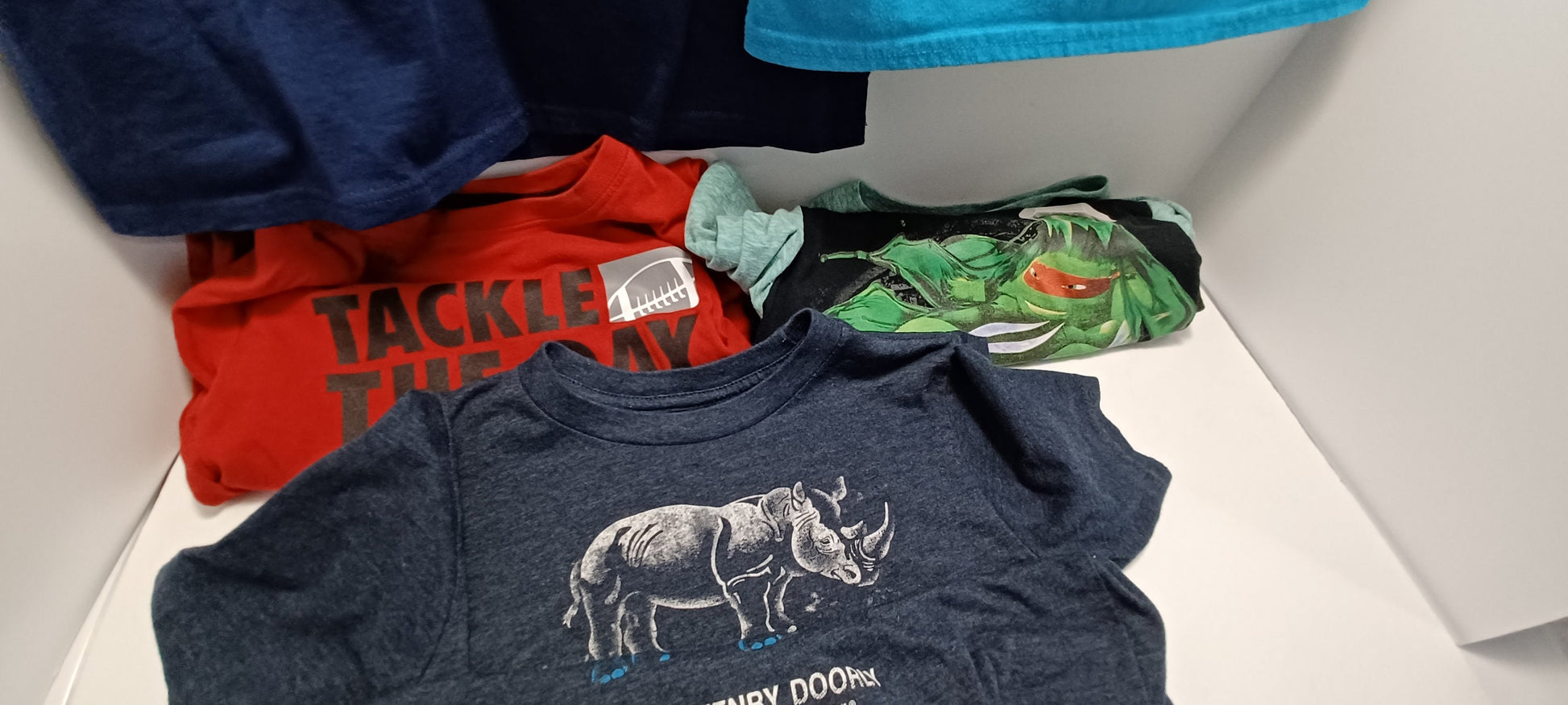 Boys Clothes Size 6 7 8 - Zoo - Omaha Zoo - Boys Shirts - Rhino - Ninja Turtles - Wolves - Kids Clothes - Size 6