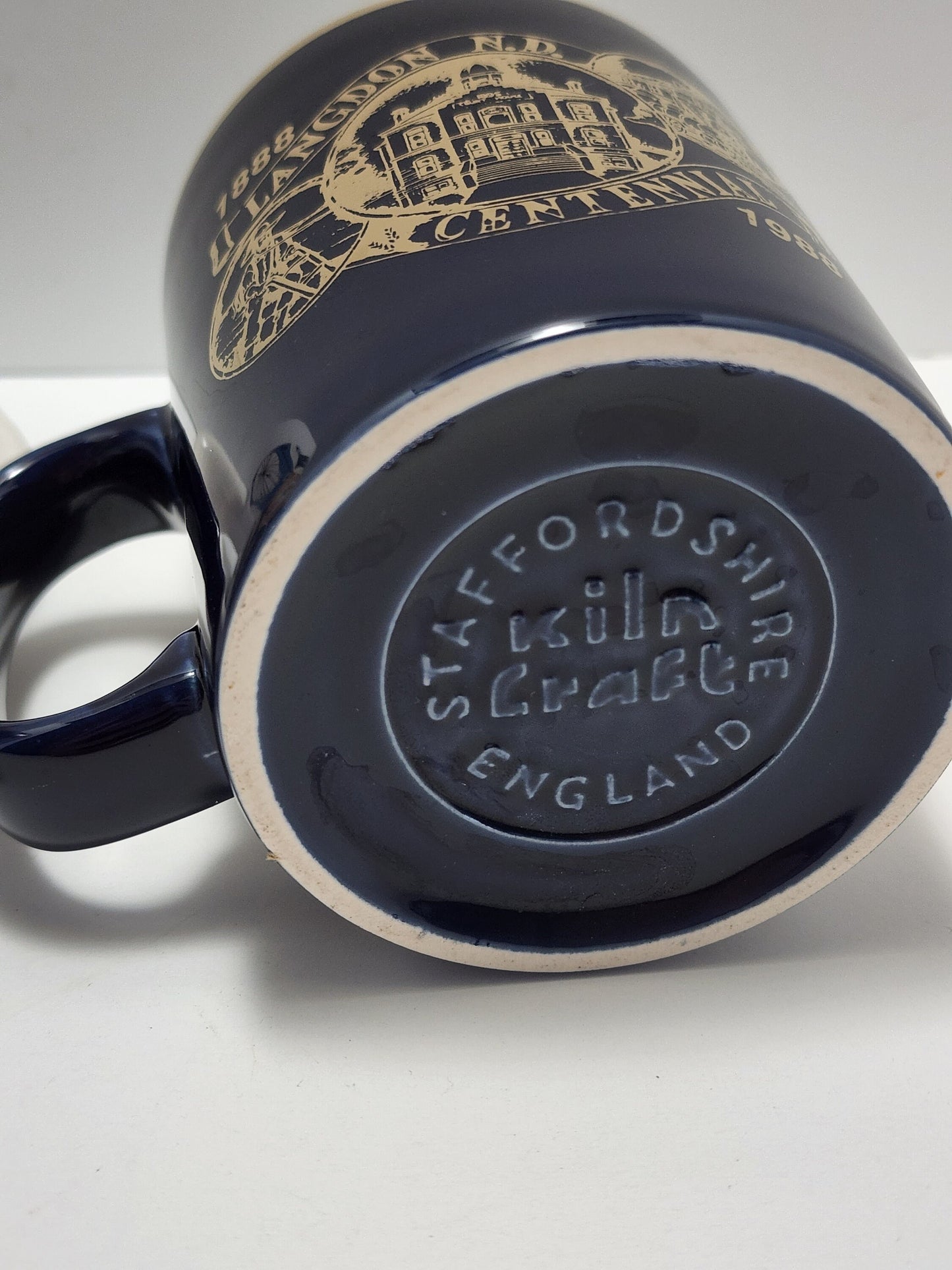 Coffee Mugs - Mugs - Drinkware - Vintage Mugs - Centennial - StaffordShire - England - England Mug - Telephone - Typewriter - Tea