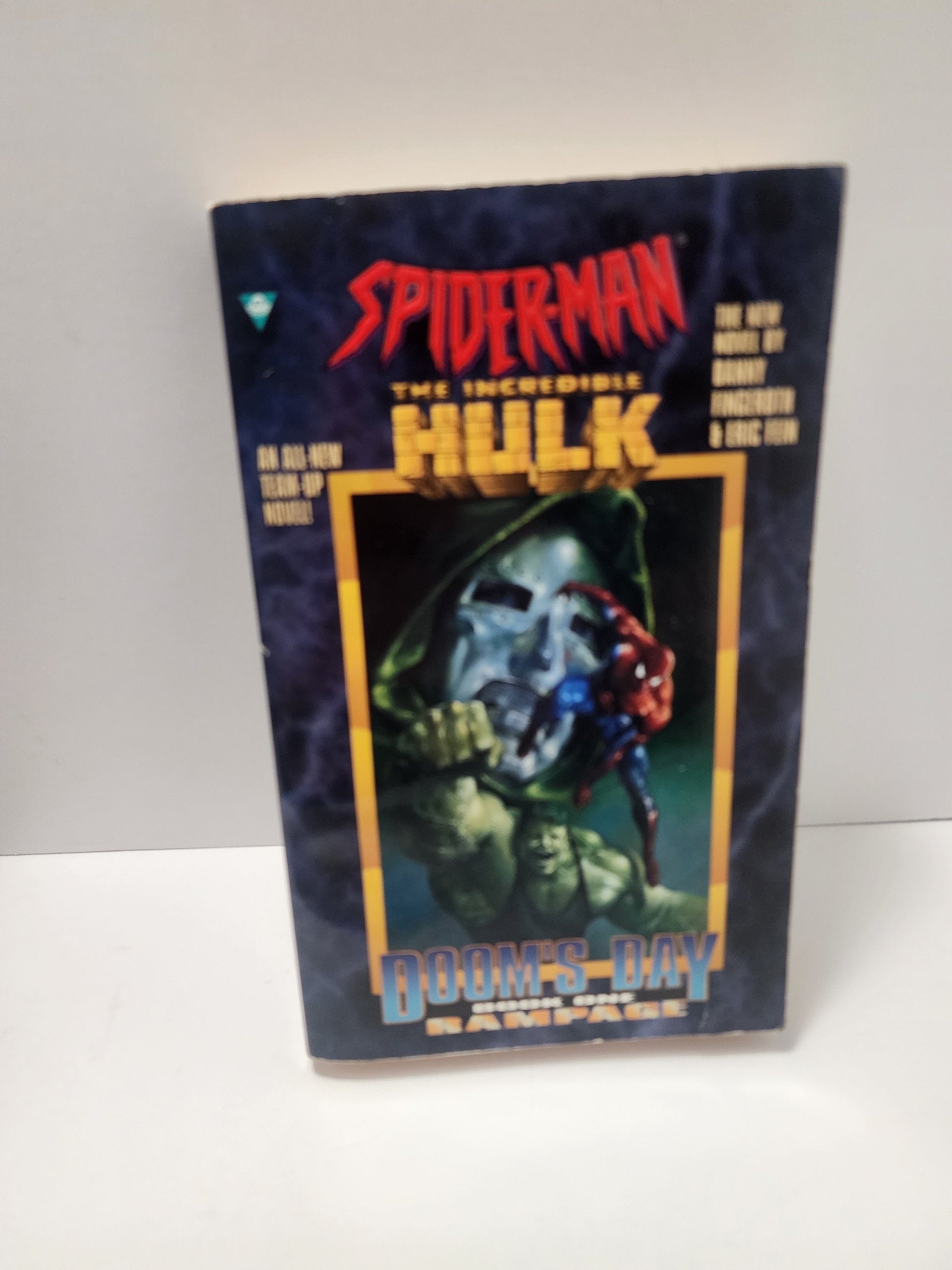 Marvel 1990s Superman Spiderman Incredible Hulk Books - Spiderman - Marvel Books - Superhero Books - Incredible Hulk - Superman - Books
