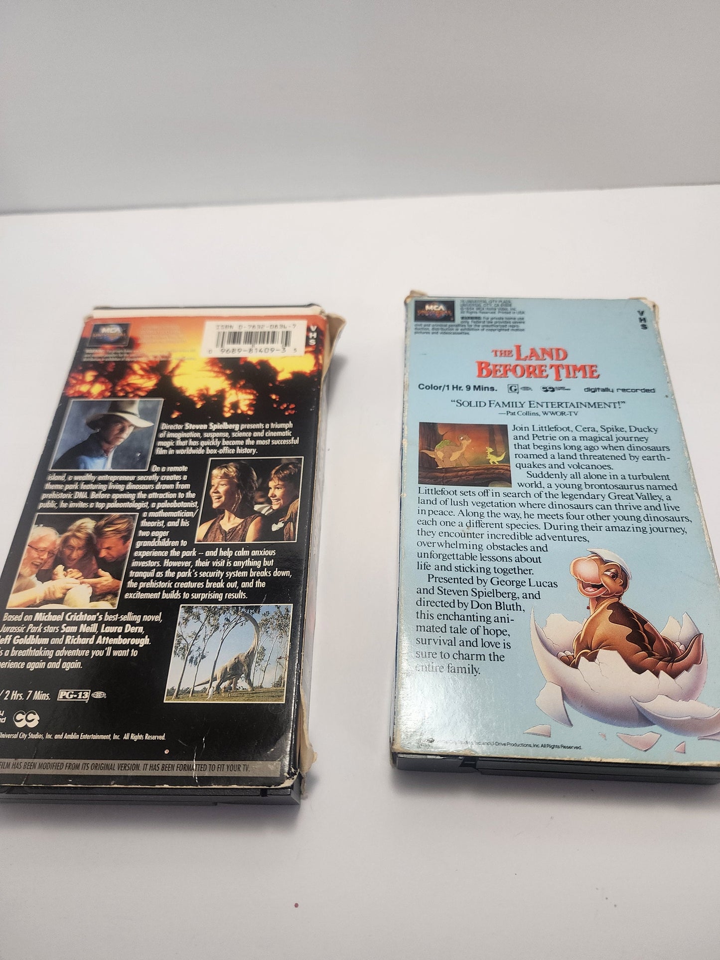 Dinosaurs Vintage Vhs Jurrassic Park and Land Before Time - Vhs - Vintage Vhs - Movies - Dinosaur - Land Before Time - Jurrassic Park