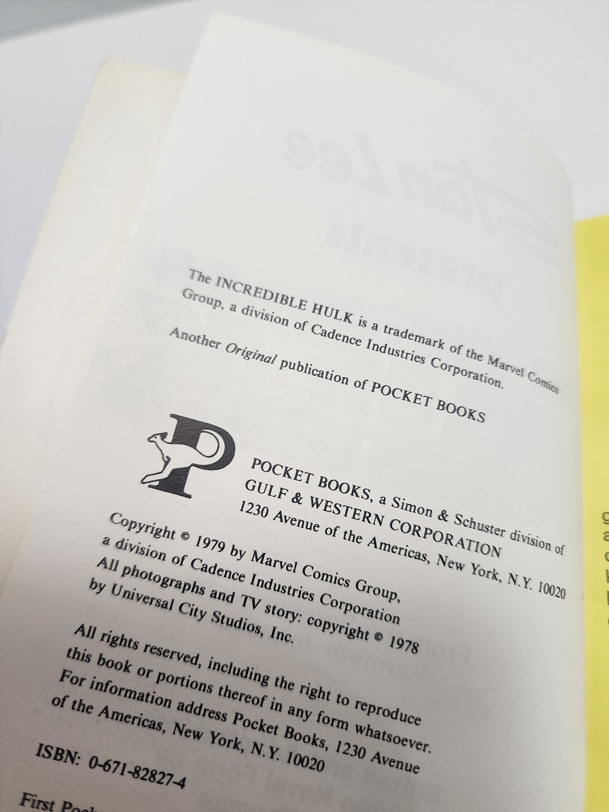 Hulk Books - Universale Studies - Marvel - Comics - Incredible Hulk - Vintage Books - Superhero Books - The Hulk Books - The Hulk