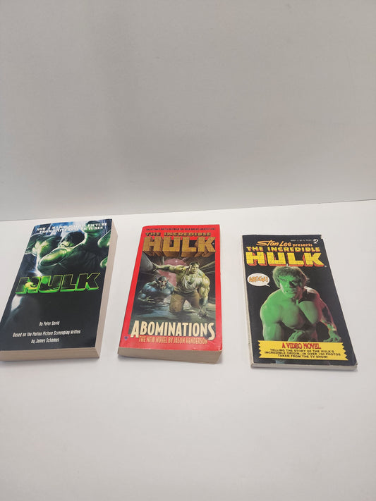 Hulk Books - Universale Studies - Marvel - Comics - Incredible Hulk - Vintage Books - Superhero Books - The Hulk Books - The Hulk