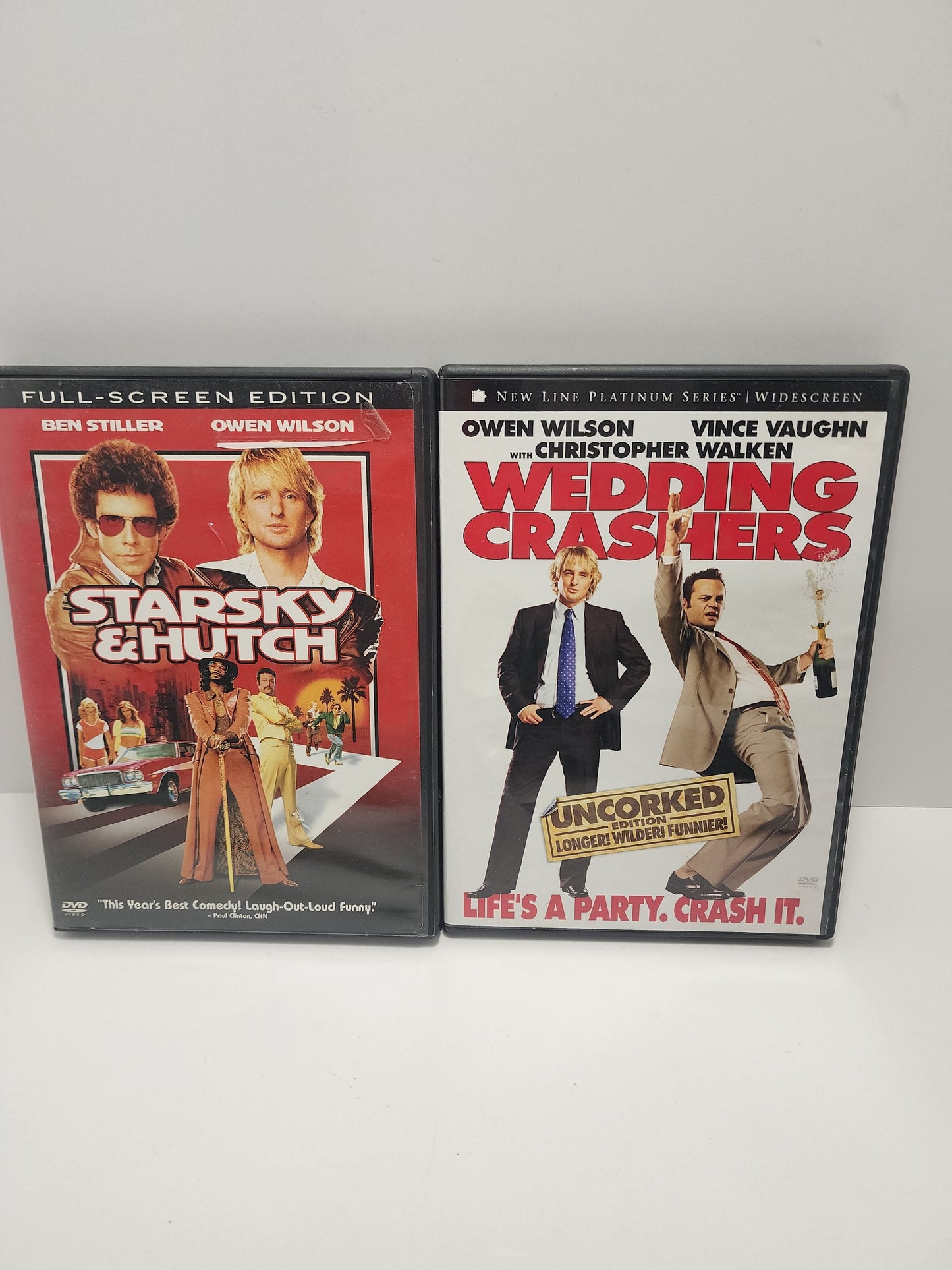 Owen Wilson DVDs Lot Of 2 Wedding Crashers Starsky and Hutch - Owen Wilson - Dvds - Starsky and Hutch - Wedding Crashers - Movies - Comedy
