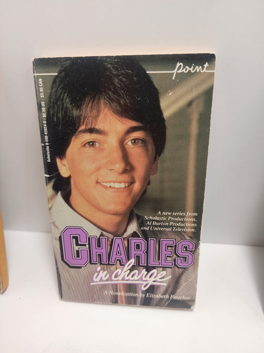 Charles In Charge CBS Show Book By Elizabeth Faucher - Books - Elizabeth Faucher - Vintage Books - Charles In Charge - TV show - Books