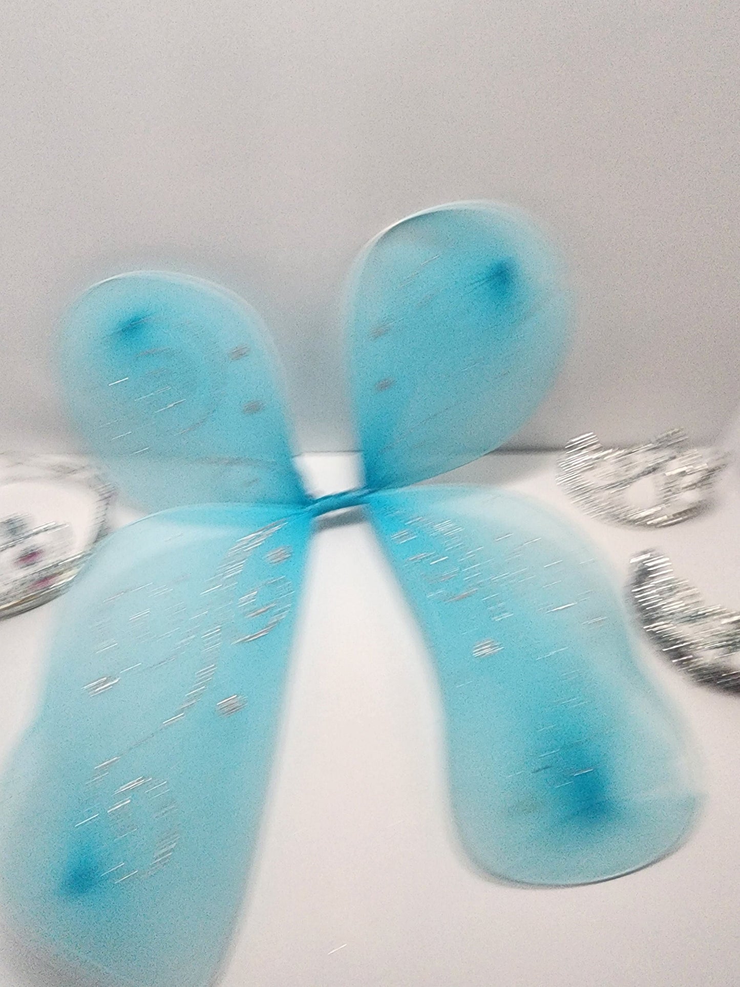 Fairy Wings and Princess or Queen Crown - Girls Toys - Pretend Toys - Fairy - Fairy Wings - Halloween Costume - Crown - Princess Crown