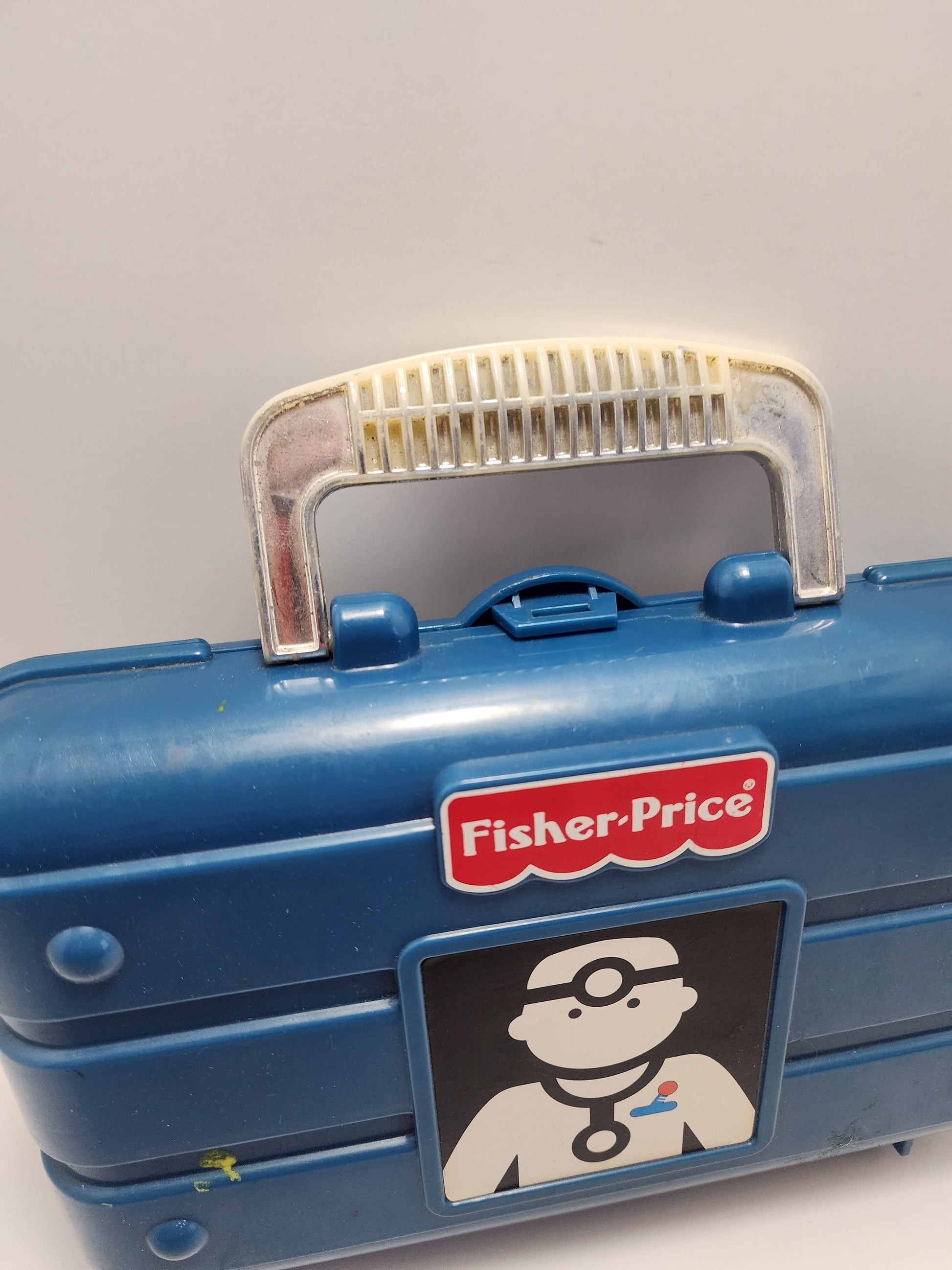 Fisher Price 1997 Medical Kit Carrying Case - Medical Kit - Medical Toys - Fisher Price - Fisher Price Toys - Carrying Case - Doctor Toys