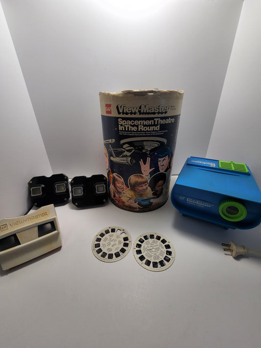 View Master 1970s Spaceman Theater In The Round - Gaf Viewmaster- View Master - Lone Ranger - Star Trek - Viewmaster Projector