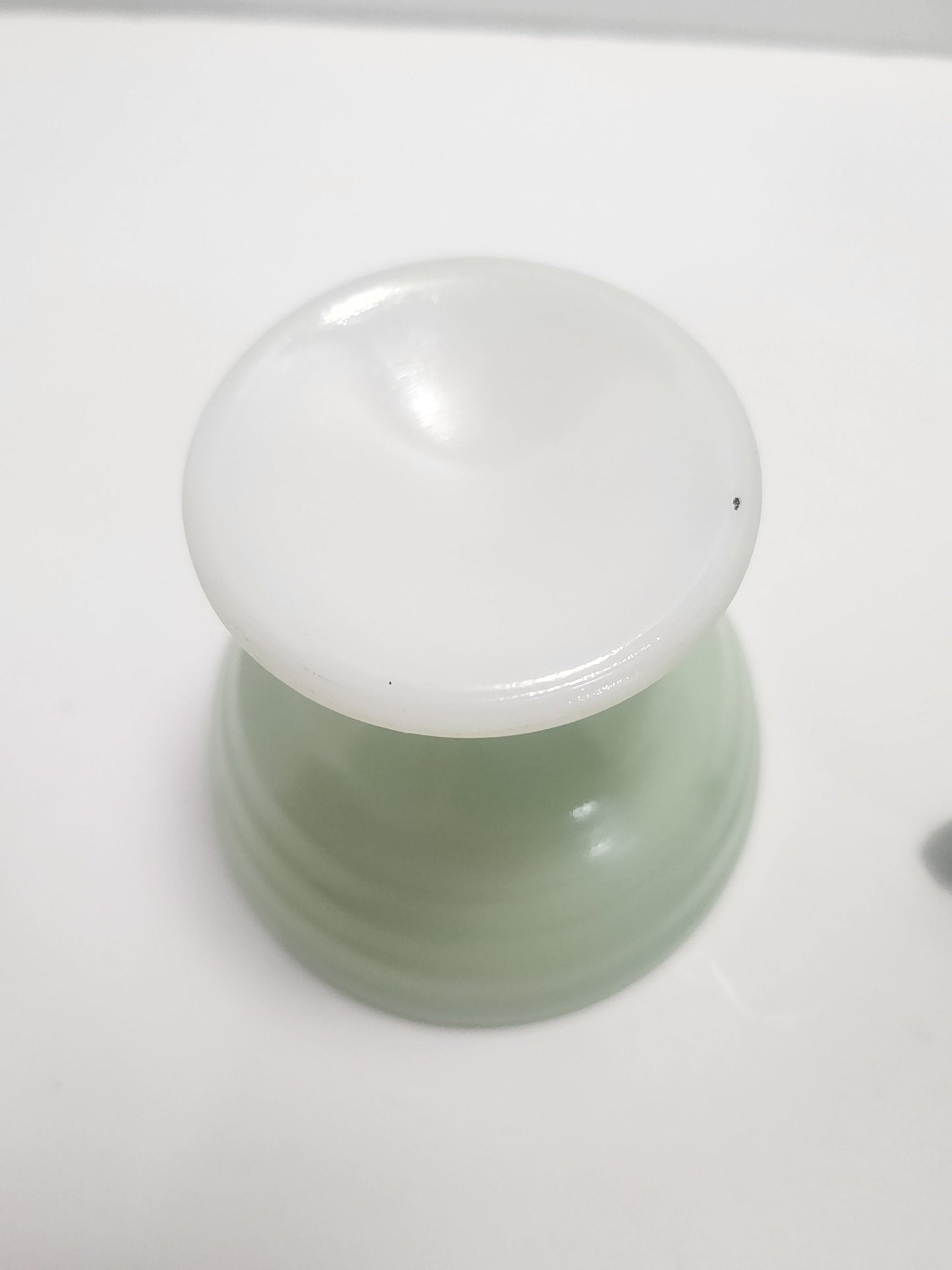 Avon Vintage Bath Oil Jug and Glass Dish Hazel Custard Dish - Vintage Glass - Dish - Avon - Bath Oil - Accent - Jugs - Vintage Glassware!