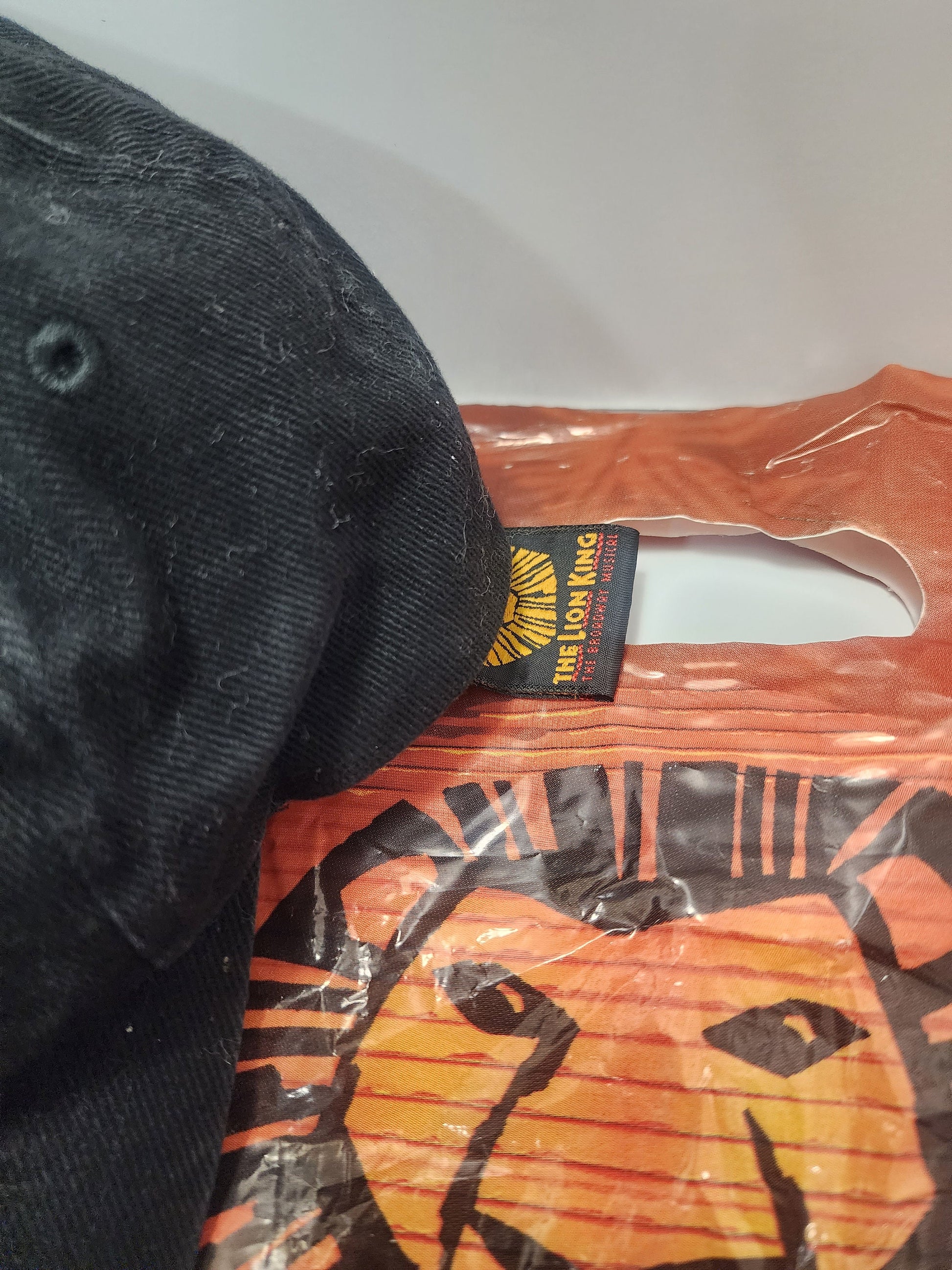 Disney Vintage The Lion King Musical Disney On Ice Hat Bag and Schedule - Disney On Ice - Disney Musical - The Lion King - Lion King