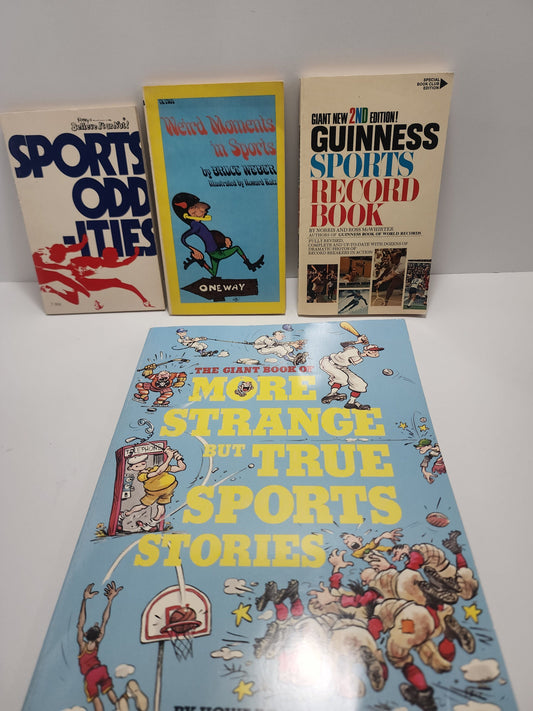 Sports Books Vintage Books Unique Sports - Ripleys Believe It Or Not - Robert Ripley - Guiness World Records - Sports Records - Strange