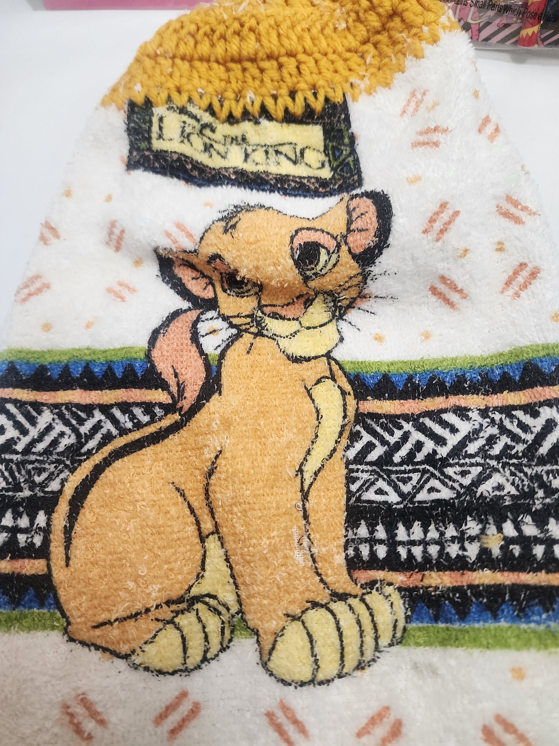 Lion King 1990s Vintage Gear - Disney - Vintage Disney - The Lion King - Simba - Kitche Towel - Stationary - Ruler - School Supplies
