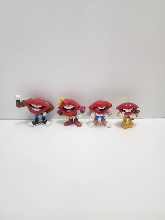 Tang Lips Pvc Figures - General Mills - General Mills Toys - Cereal Toys - 1980s Toys - Pvc Figures - Tang - Lips - Kiss - Toys
