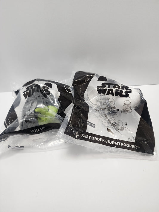 Star Wars Action Figure Toys Lot Of 2 - McDonald's Toys - Fast Food Toys - Star Wars Toys - Happy Meal Toys - Toys - Storm Trooper