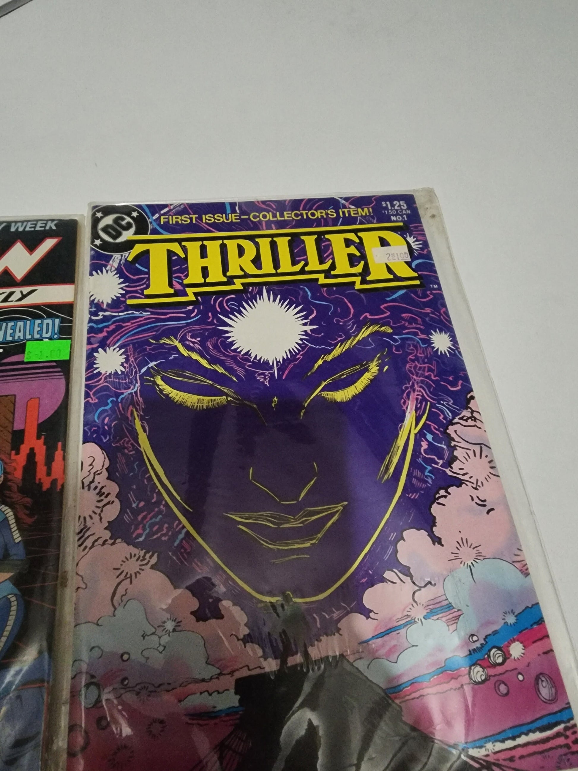 Dc Vintage Comics 1988 Thriller and Action Comics Weekly Lot Of 2 - DC- DC Comics - Comics - Comic Books - Vintage Comic Books