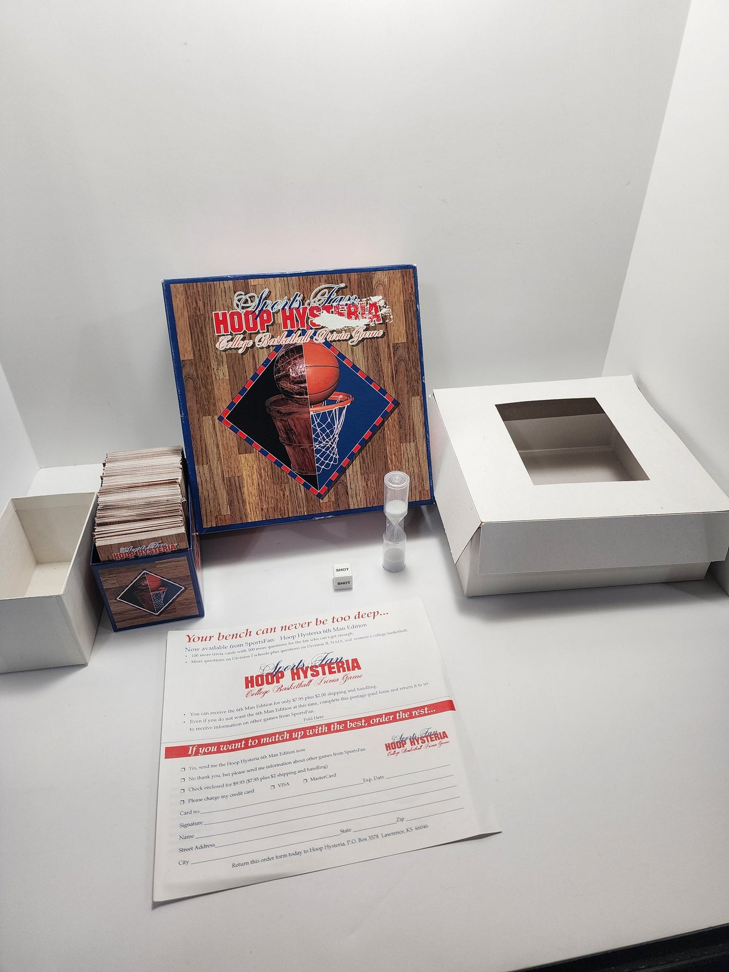 Sports Ncaa Basketball Hoops Hysteria Trivia Board Game - March Madness - Ncaa - College Basketball - Basketball Games - Ncaa Games