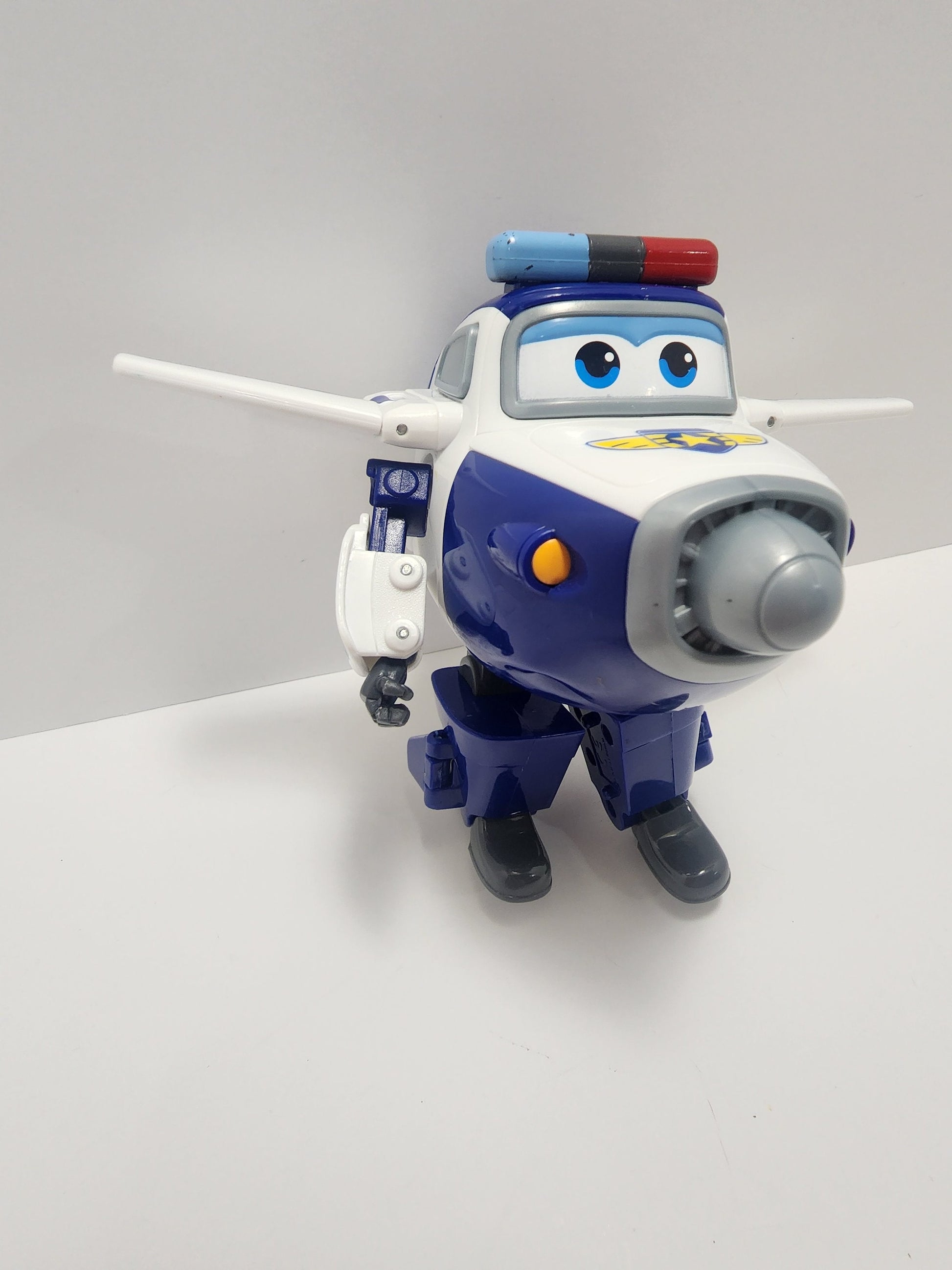 Superwings Rc Police Action Figure - Super Wings - Superwings - Superwing Figures - Rc Police - Airplane Police - Superwings Police