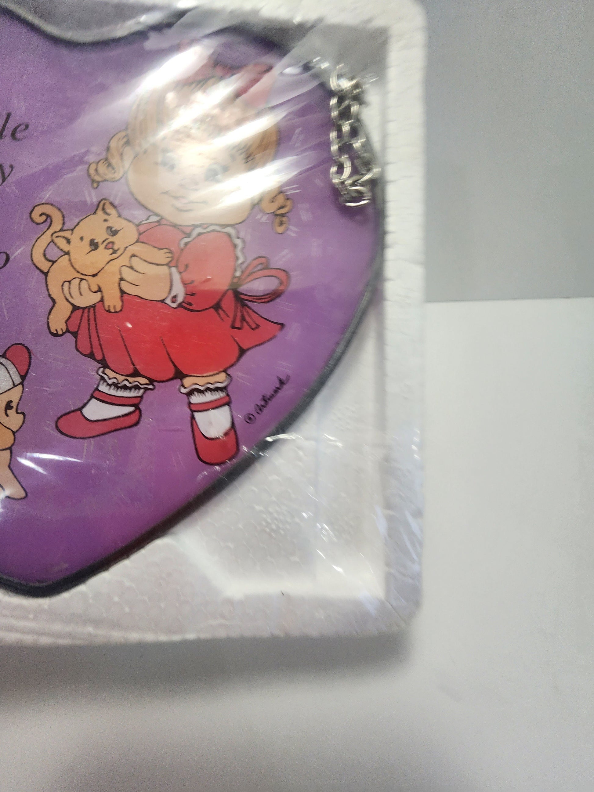 1991 Artwork Chicago Girl Religious Heart Decorative Piece - Religion - Religious Gifts - Hearts