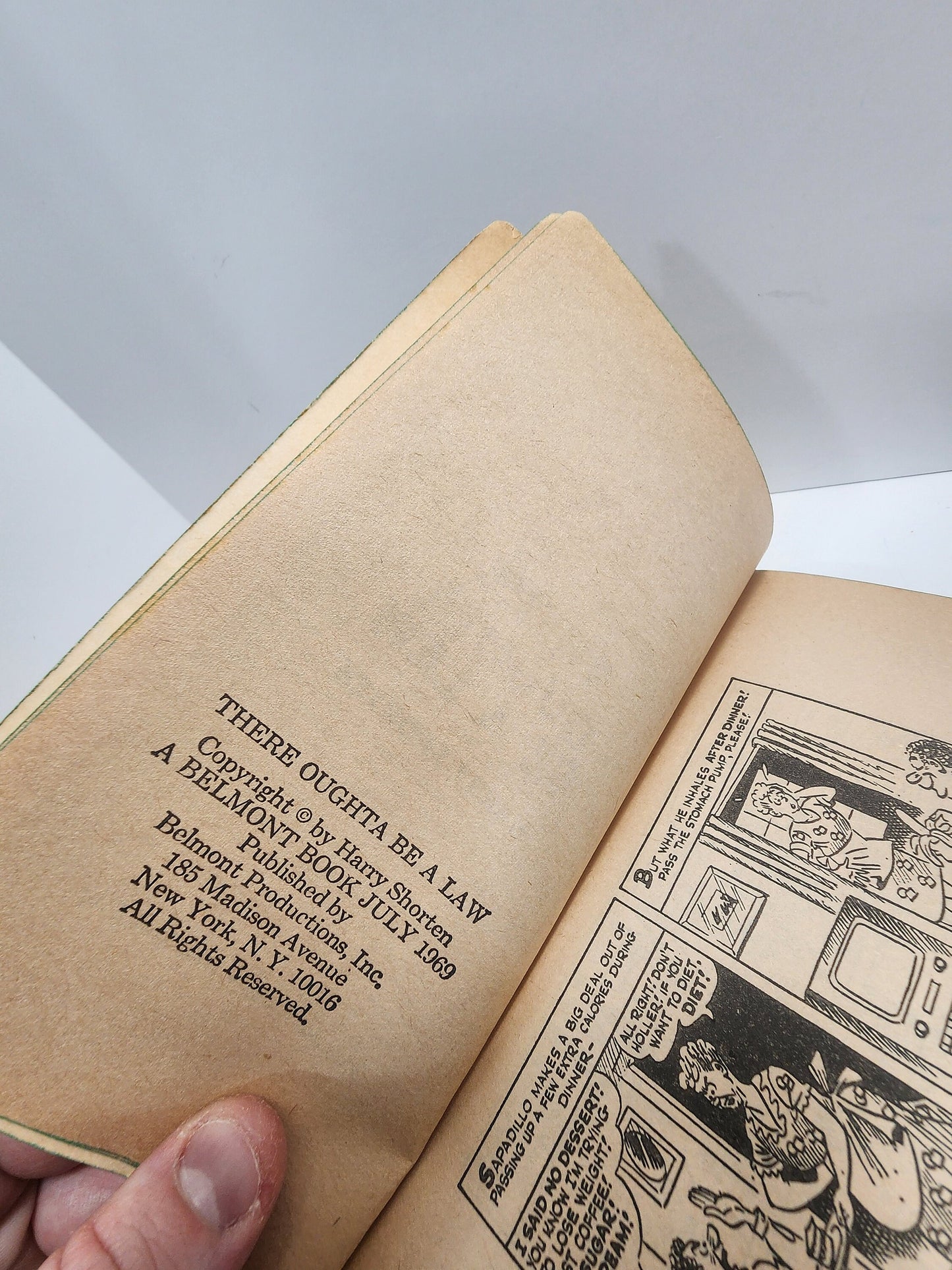 1969 There Oughta Be A Law Book - Vintage Books - Law - 1969 - Books - Comic Books - Vintage Comic Books - Character Books