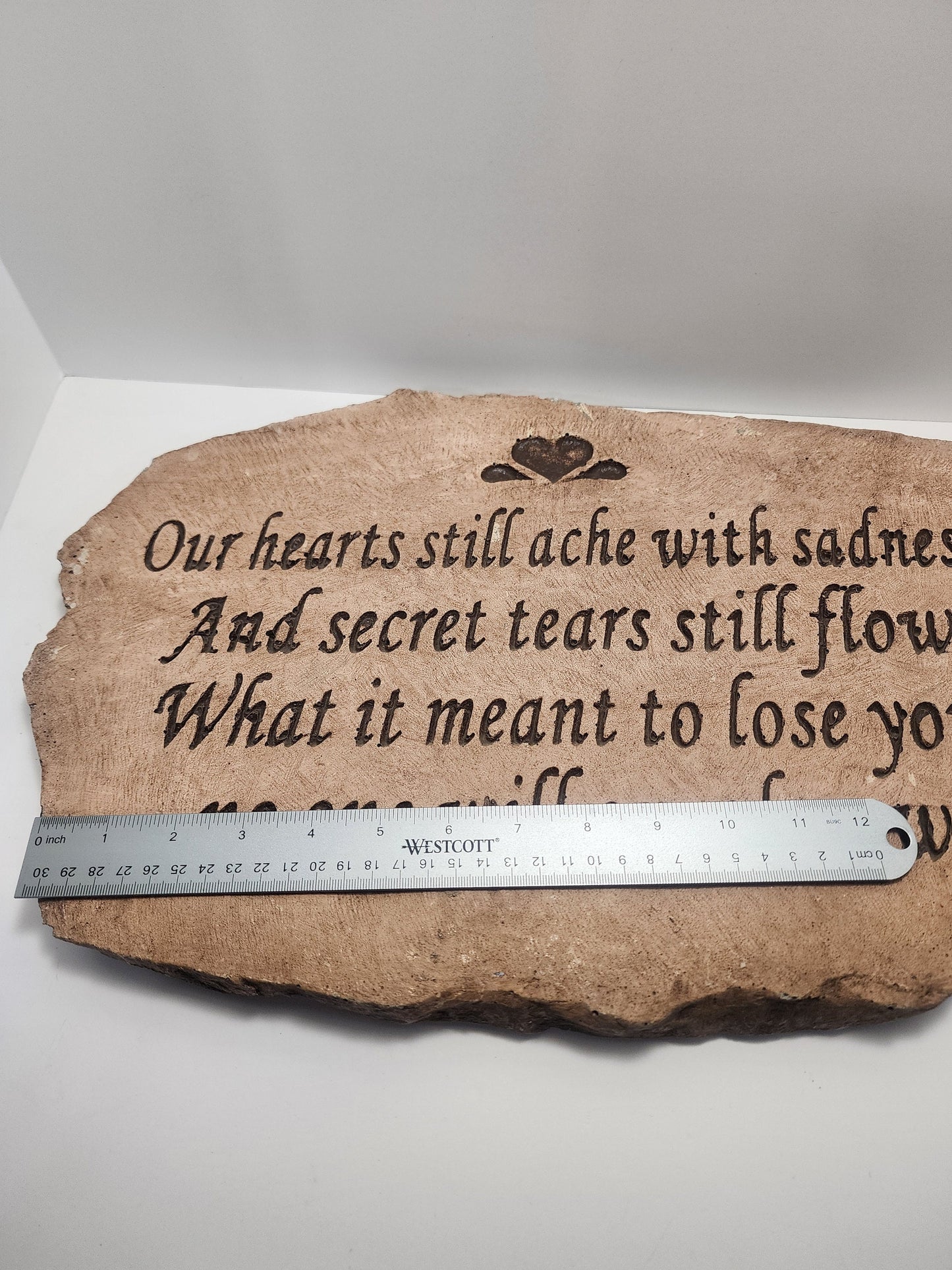 Decorative Stone Family Loss - Family - Decor - Garden Decor - Stone Decor - Lost Ones - Love - Love Decor - Gravestone - Cemetery