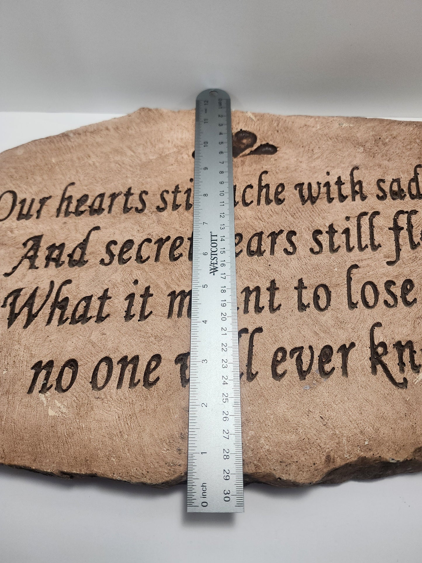 Decorative Stone Family Loss - Family - Decor - Garden Decor - Stone Decor - Lost Ones - Love - Love Decor - Gravestone - Cemetery