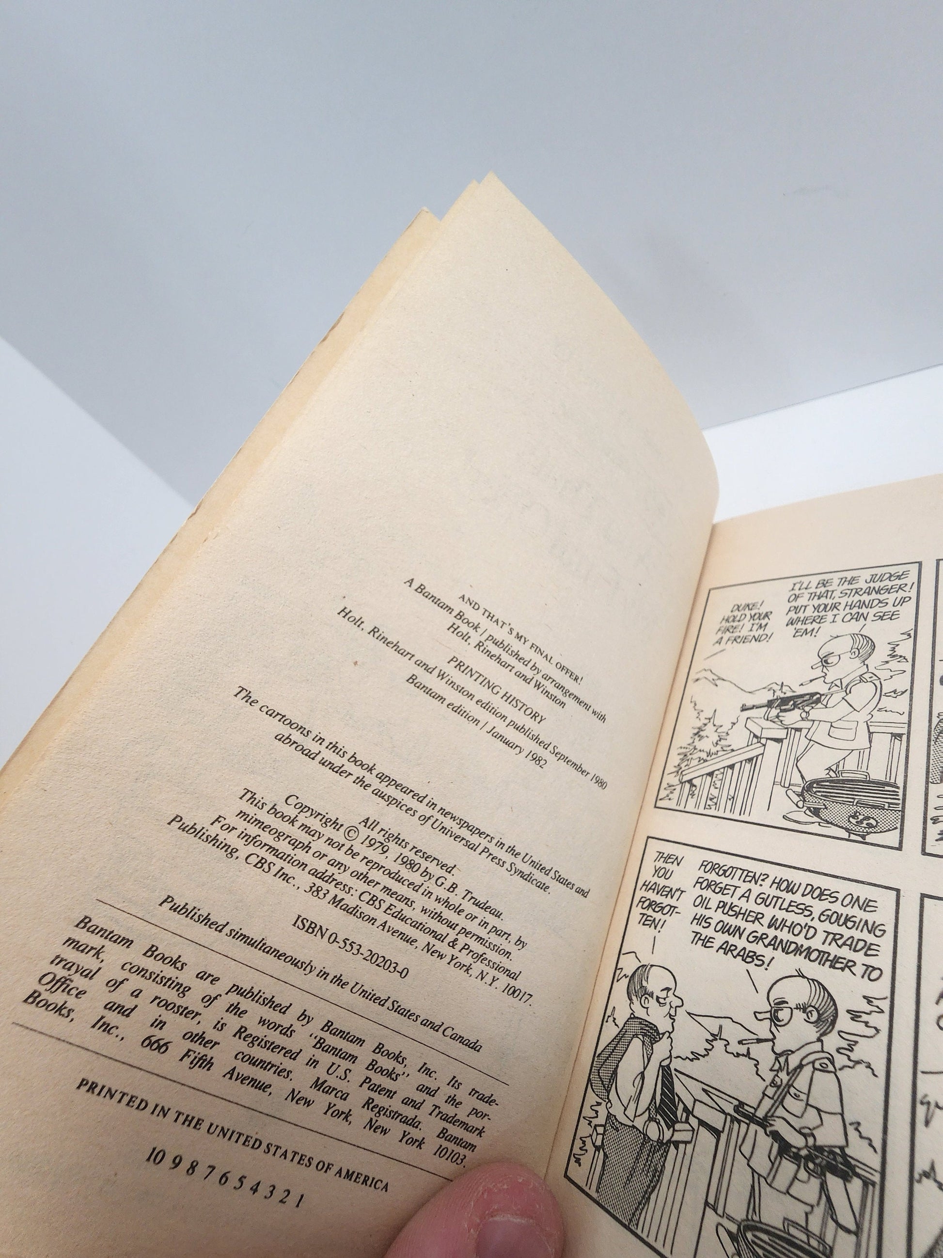 And That's My Final Offer A Doonesbury Book By G.B Trudeau - Doonesbury Books - And That's My Final Offer - G B Trudeau