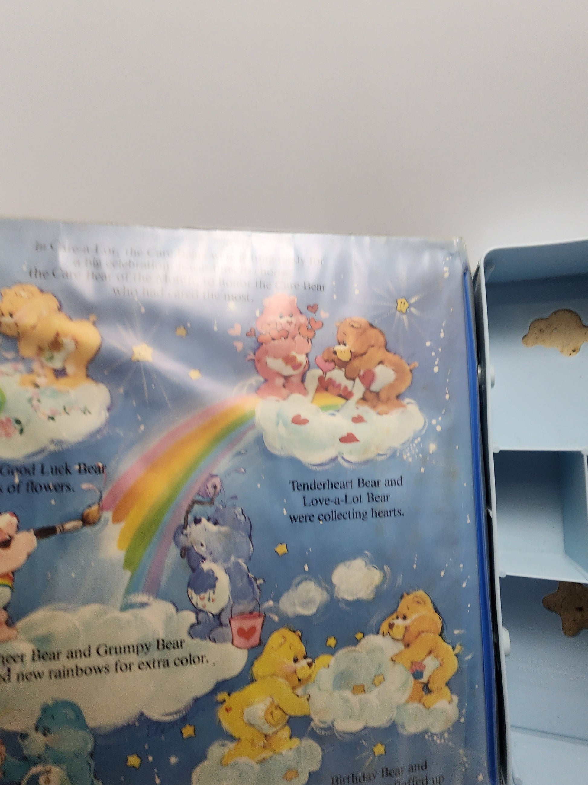 Carebears 1980s Vintage Action Figure Carrying Case - Care Bears - Carebears - Figures - Vintage Toys - 1980 Toys