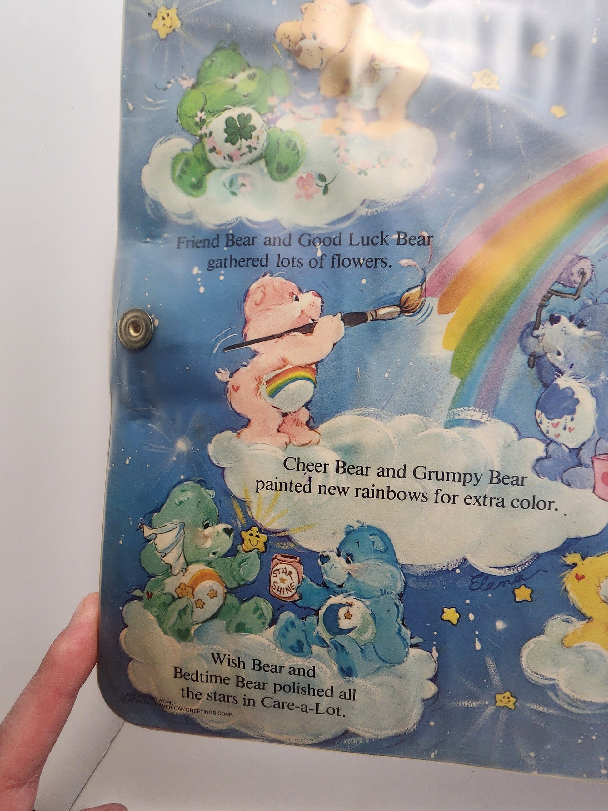 Carebears 1980s Vintage Action Figure Carrying Case - Care Bears - Carebears - Figures - Vintage Toys - 1980 Toys