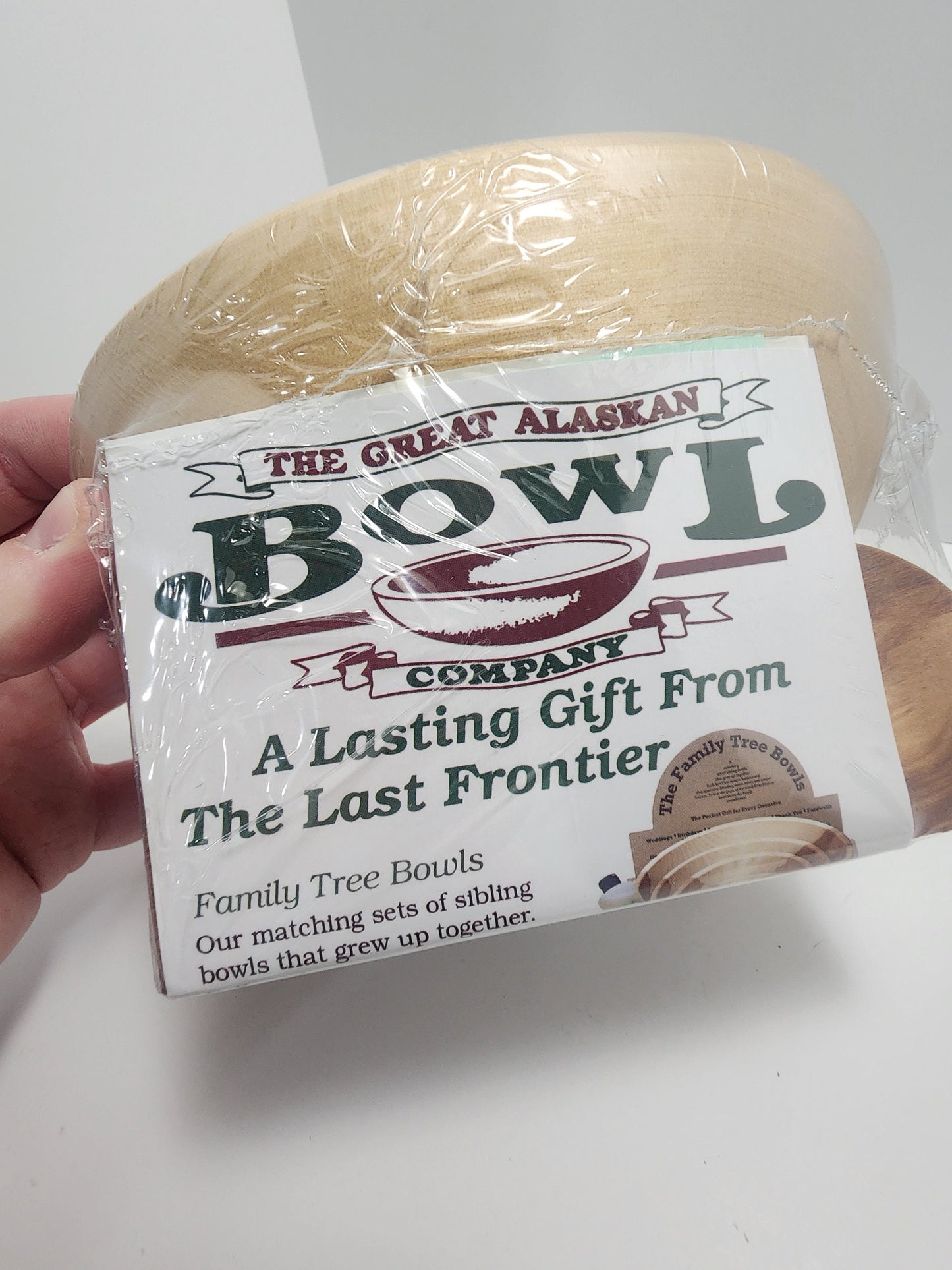 The Great Alaskan Bowl Wooden Bowl - Alaska - Alaska Sovereign - Wildlife - Wooden Bowl - Alaskan - Grizzly Bear - Grizzlies