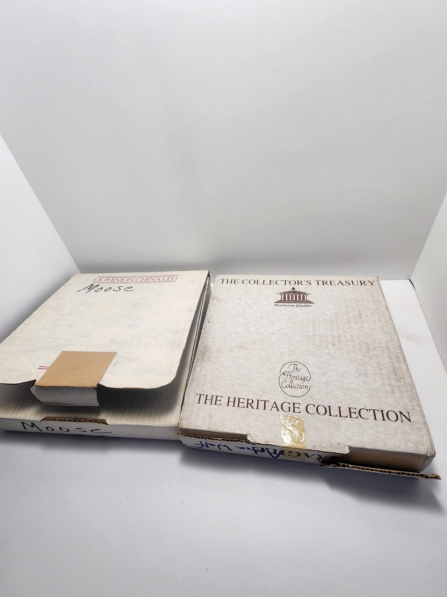 Wildlife Collectors Plates Artic Wolf Family and The Moose - Royal Grafton - Plates - Wildlife Plates - Wolf - Animals - Paul Krapf