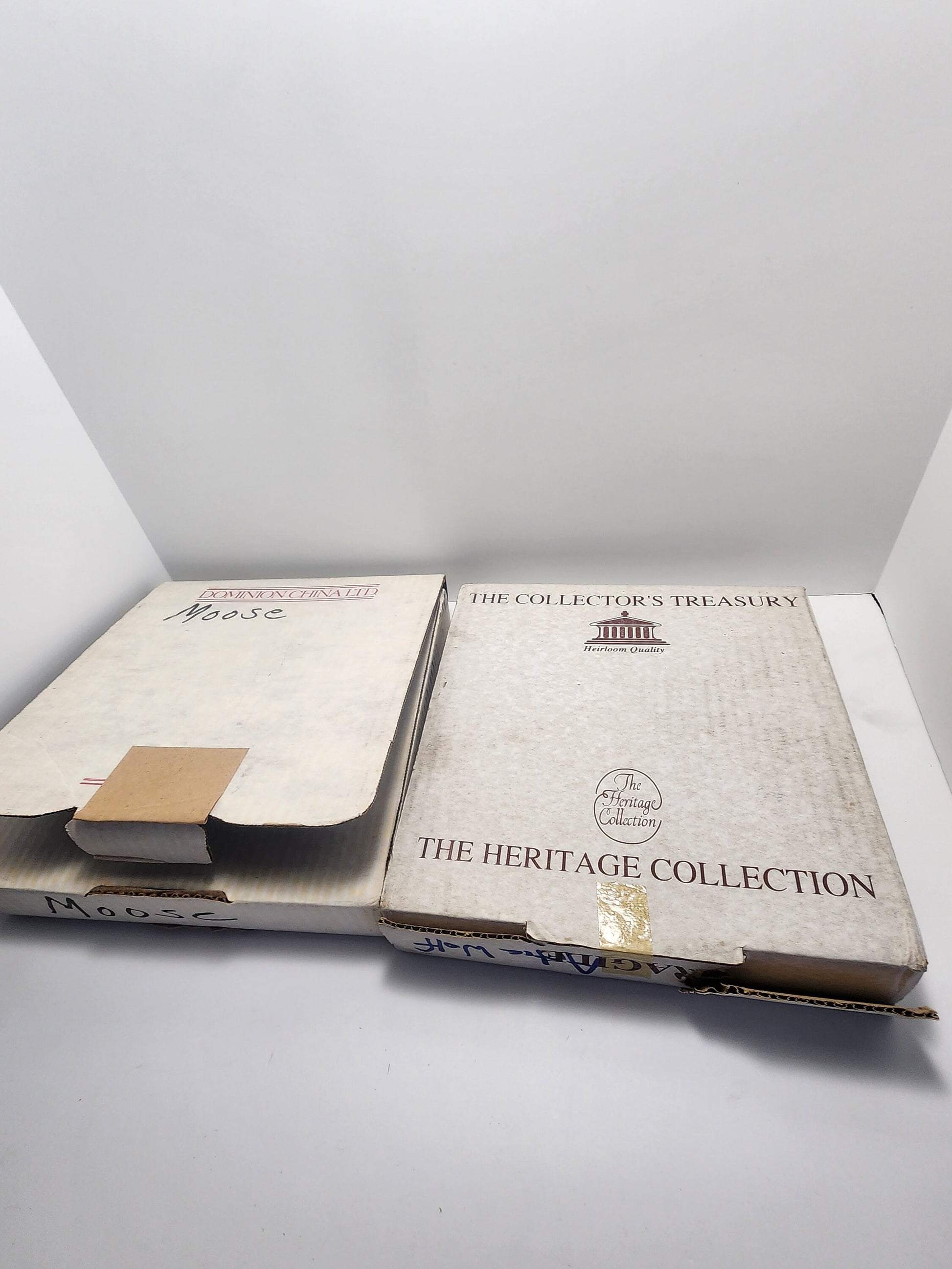 Wildlife Collectors Plates Artic Wolf Family and The Moose - Royal Grafton - Plates - Wildlife Plates - Wolf - Animals - Paul Krapf