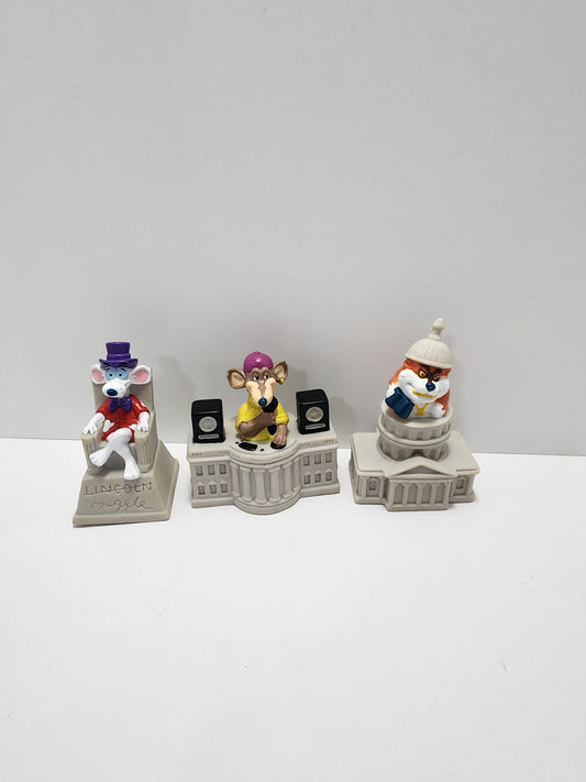 Vintage 1992 Capitol Critters Burger King Toys - Capitol Critters - Mouse Toy - Burger King - Burger King Toys - Fast Food Toys