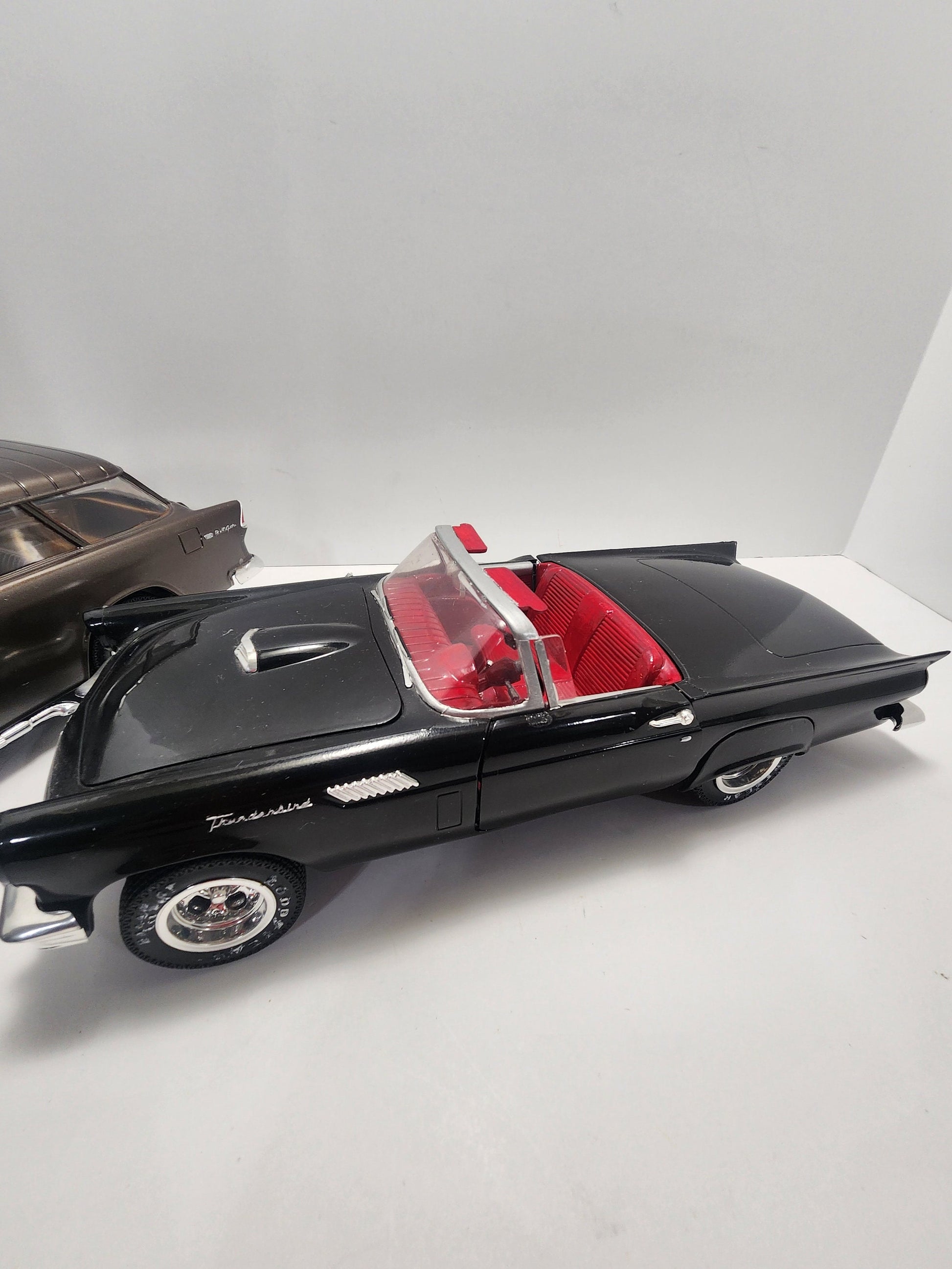 1950s Model Cars Ford and Chevrolet - Model Cars - Toy Cars - Cars - Vintage Cars - Chevrolet - Ford - Ford Thunderbird - Chevrolet Nomad