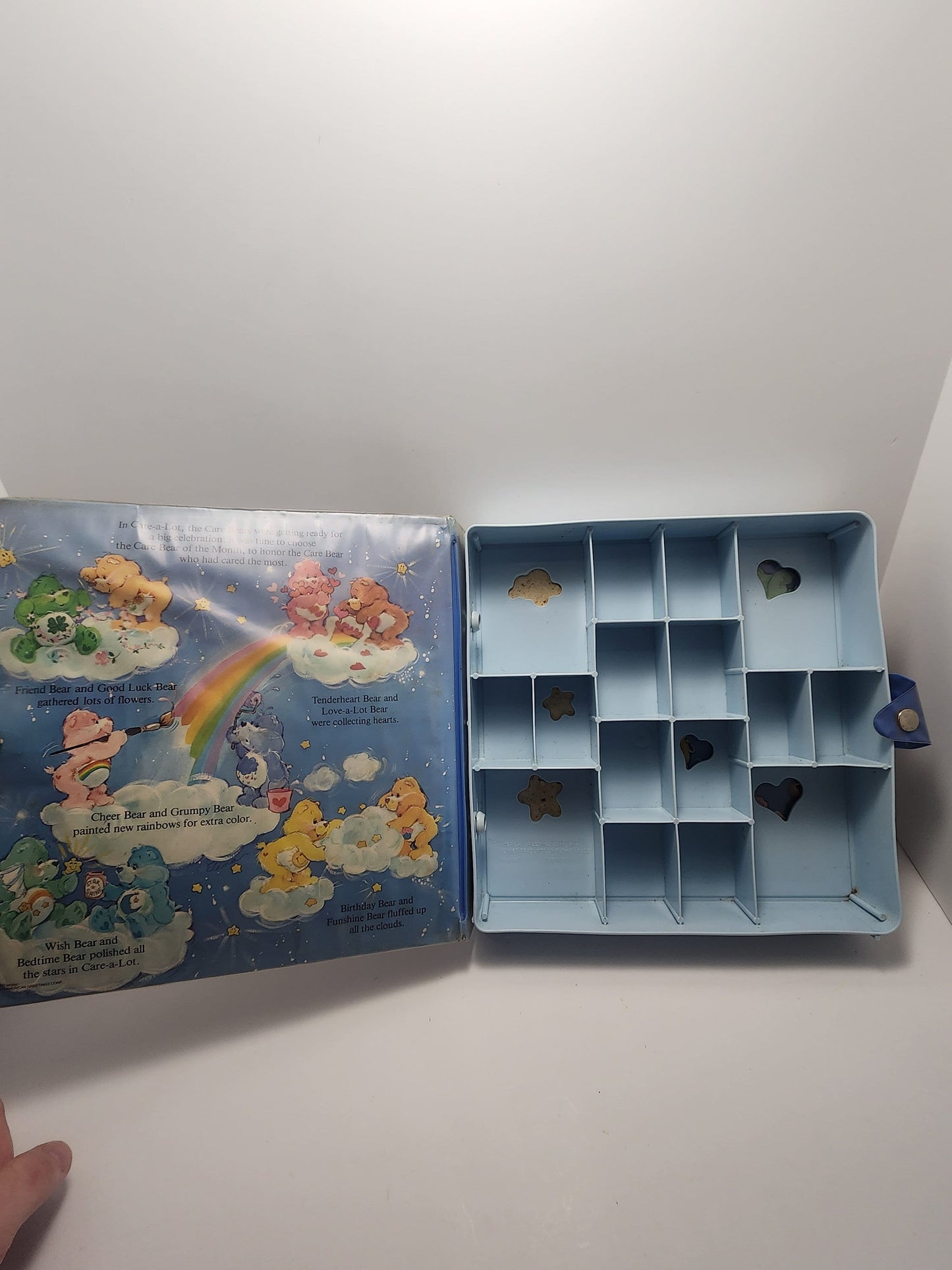 Carebears 1980s Vintage Action Figure Carrying Case - Care Bears - Carebears - Figures - Vintage Toys - 1980 Toys