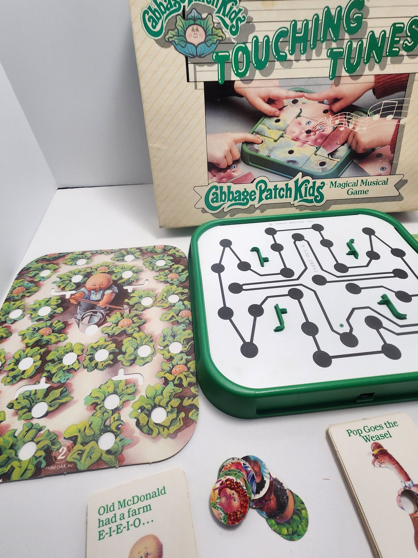 Cabbage Patch Kids Parker Brothers Board Game Vintage 1980s Touching Tunes - Board Games - Vintage Board Games - Games - Cabbage Patch Kids