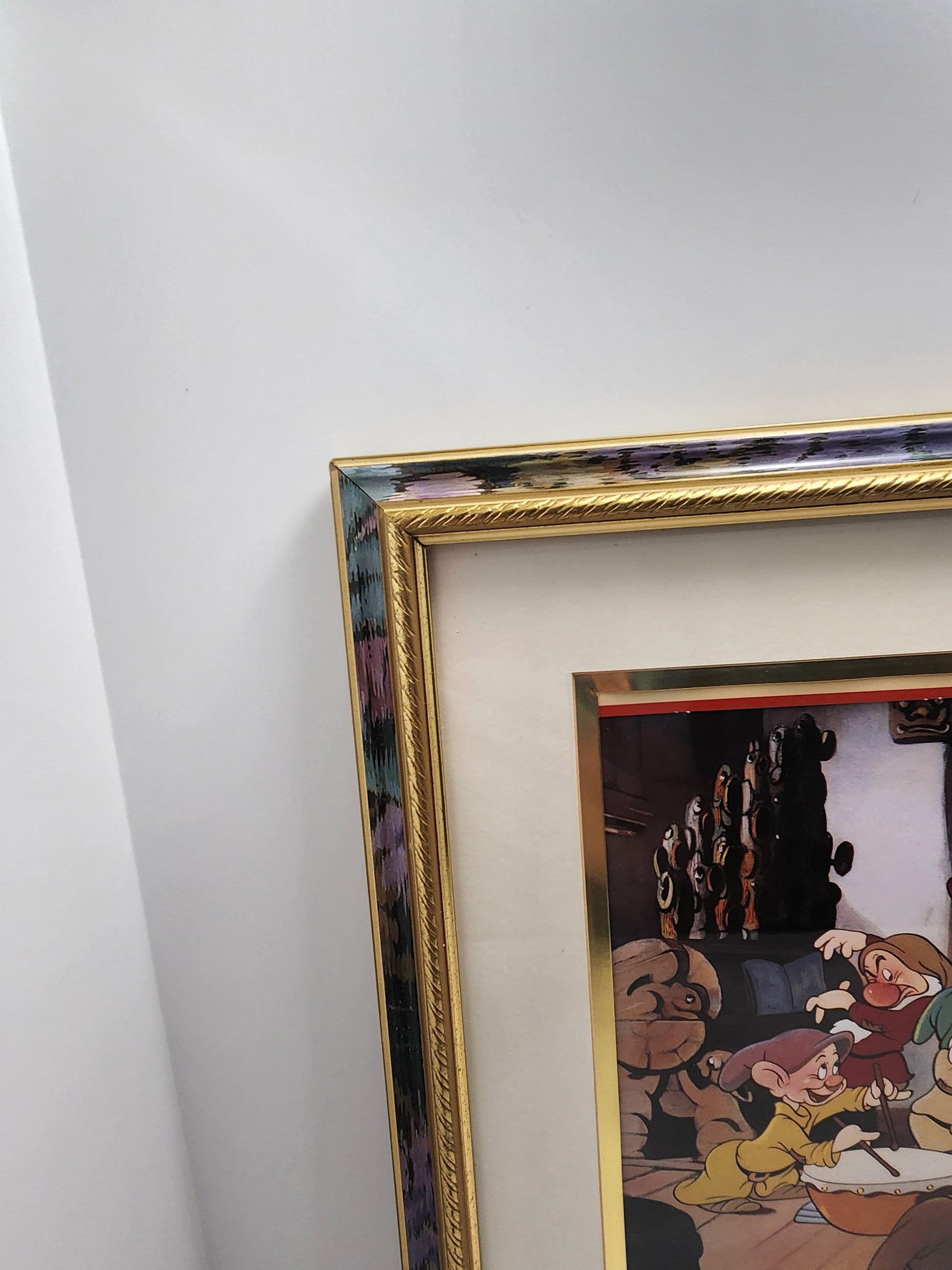 Snow White Official Disney Store Exclusive Lilthograph Framed Artwork - Disney - Disney Store - Disney Exclusive - Snow White - Seven Dwarfs