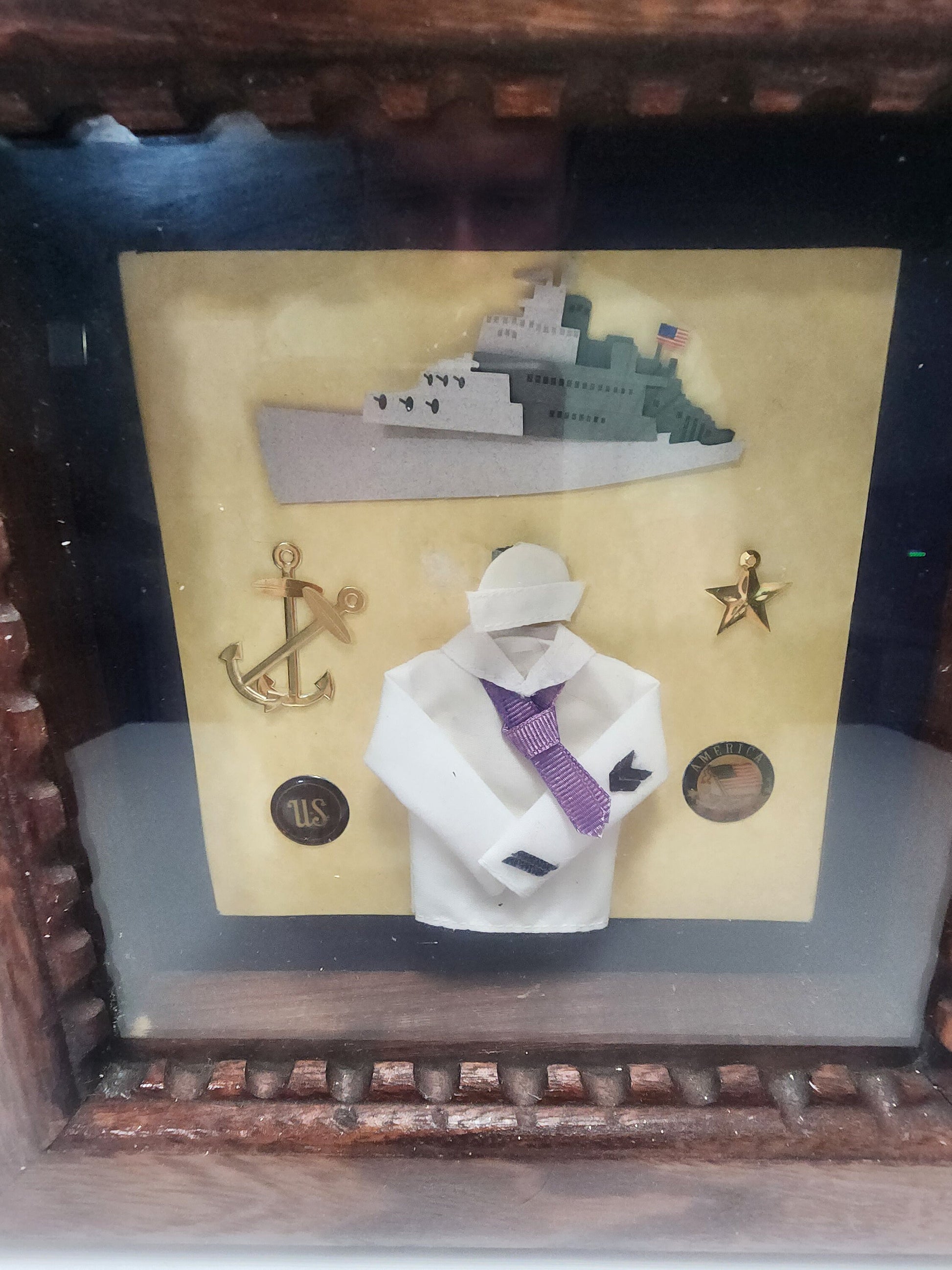 Navy Decorative Wall Hanging Plaque - Navy - Service Gift - Navy Gift - Army - Army Decor - Veterans - Veterans Day - Veterans Gift