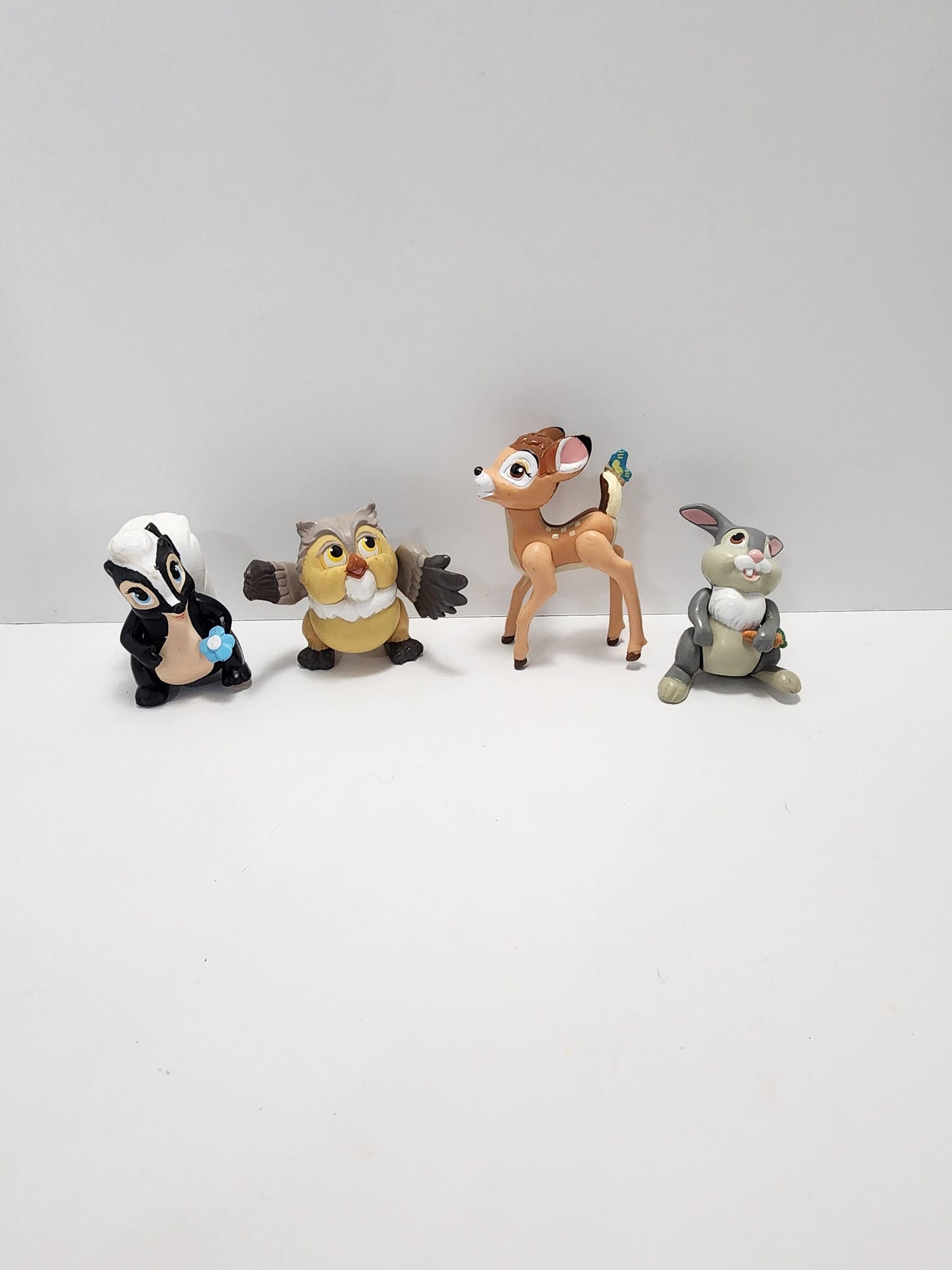 Vintage 1988 Disney Bambi Toy Figures Full Set of 4 - Bambi - Disney - Disney Toys - Bambi Toys - Thumper - Rabbit - Deer - Animal Toys