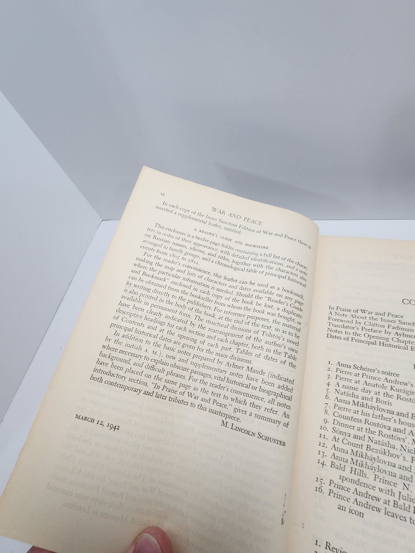 War and Peace 1942 Leo Tolstoy Sactum Edition