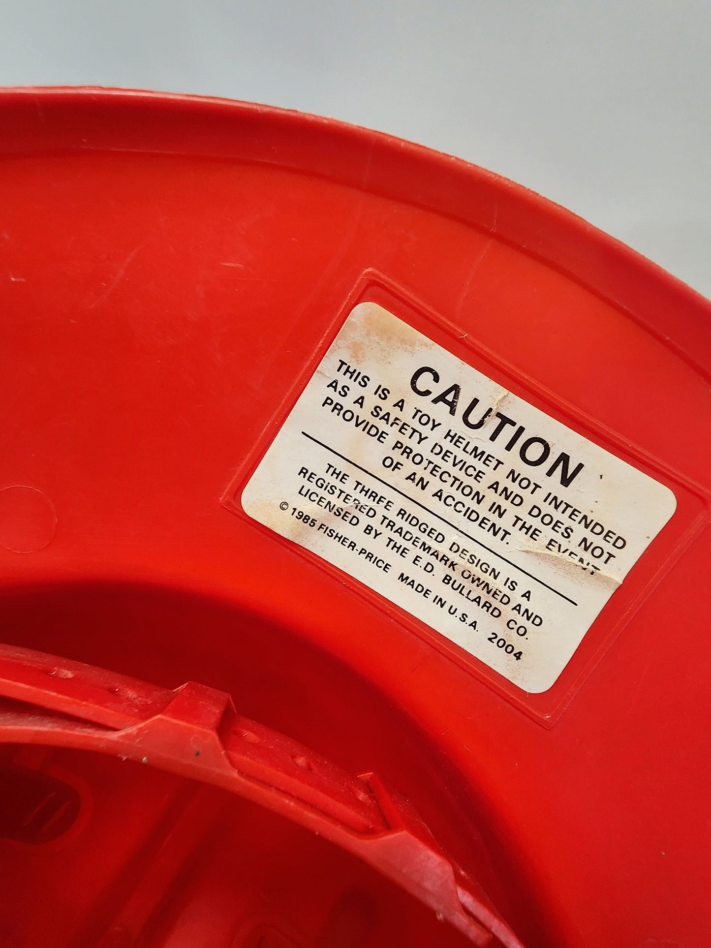 Fisher Price 1985 Fire Chief Fireman Hat - Fisher Price - Fisher Price Toys - Fireman Hat - Fire Chief - Fisher Price Fireman